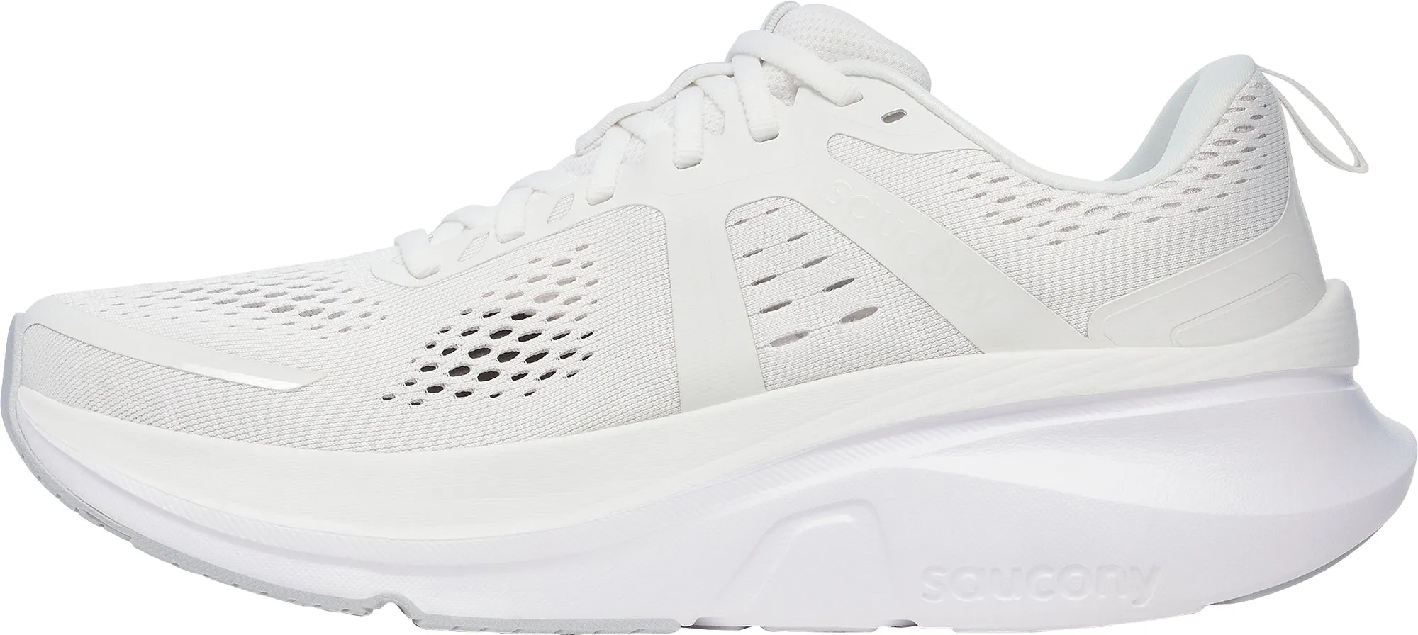 Saucony Guide 18 Mens Running Shoes - White Trendy