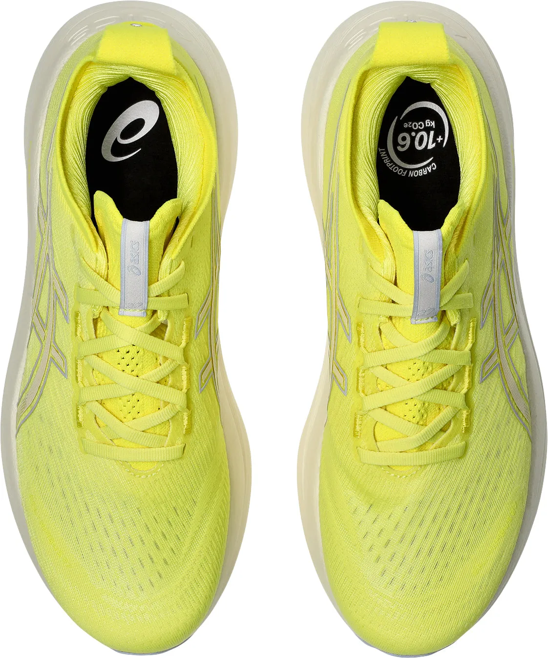 Asics Gel Nimbus 27 Mens Running Shoes - Yellow Fantasy Path