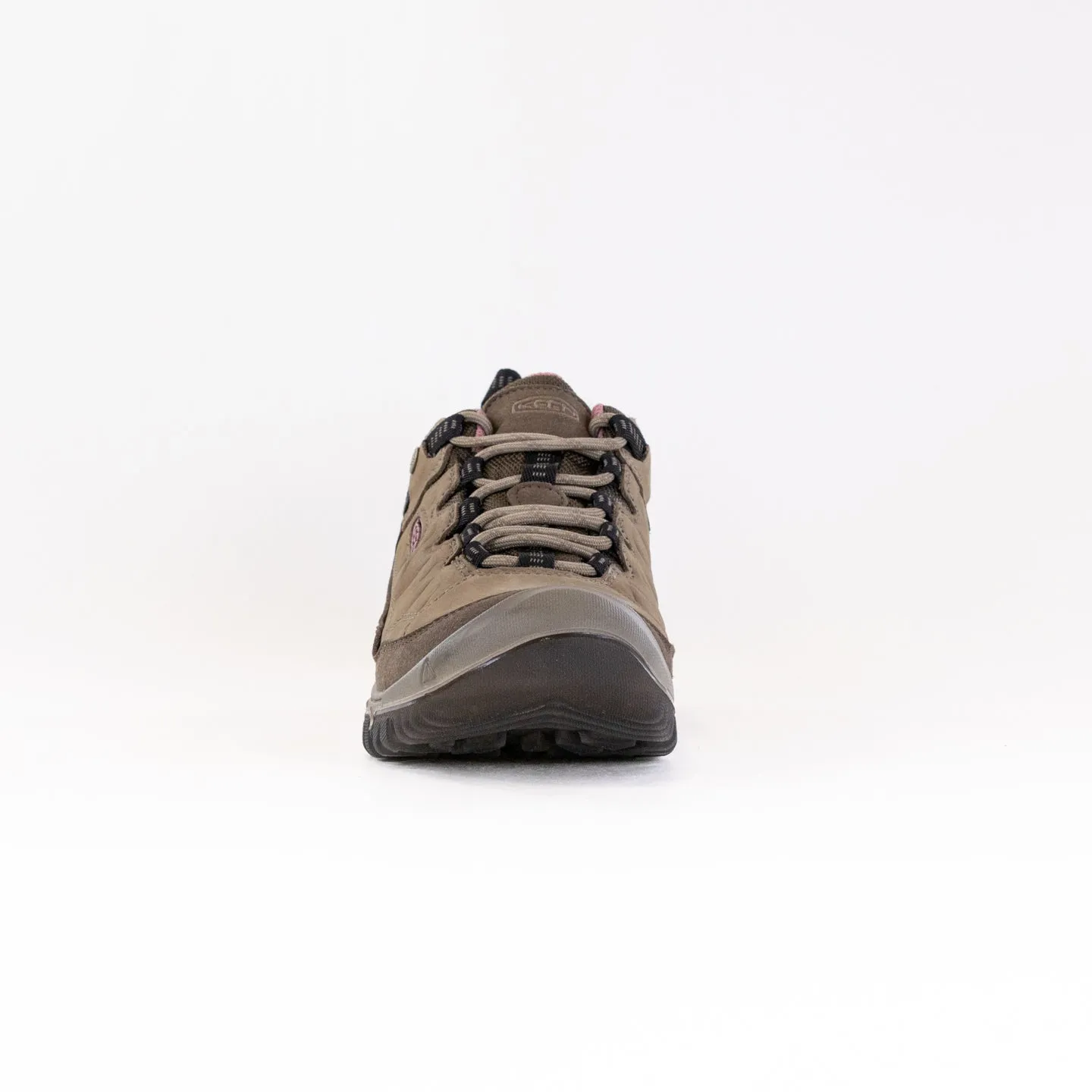 Strong Ankle Support KEEN Targhee IV Waterproof Hiking Shoe (Women's) - Brindle/Nostalgia Rose