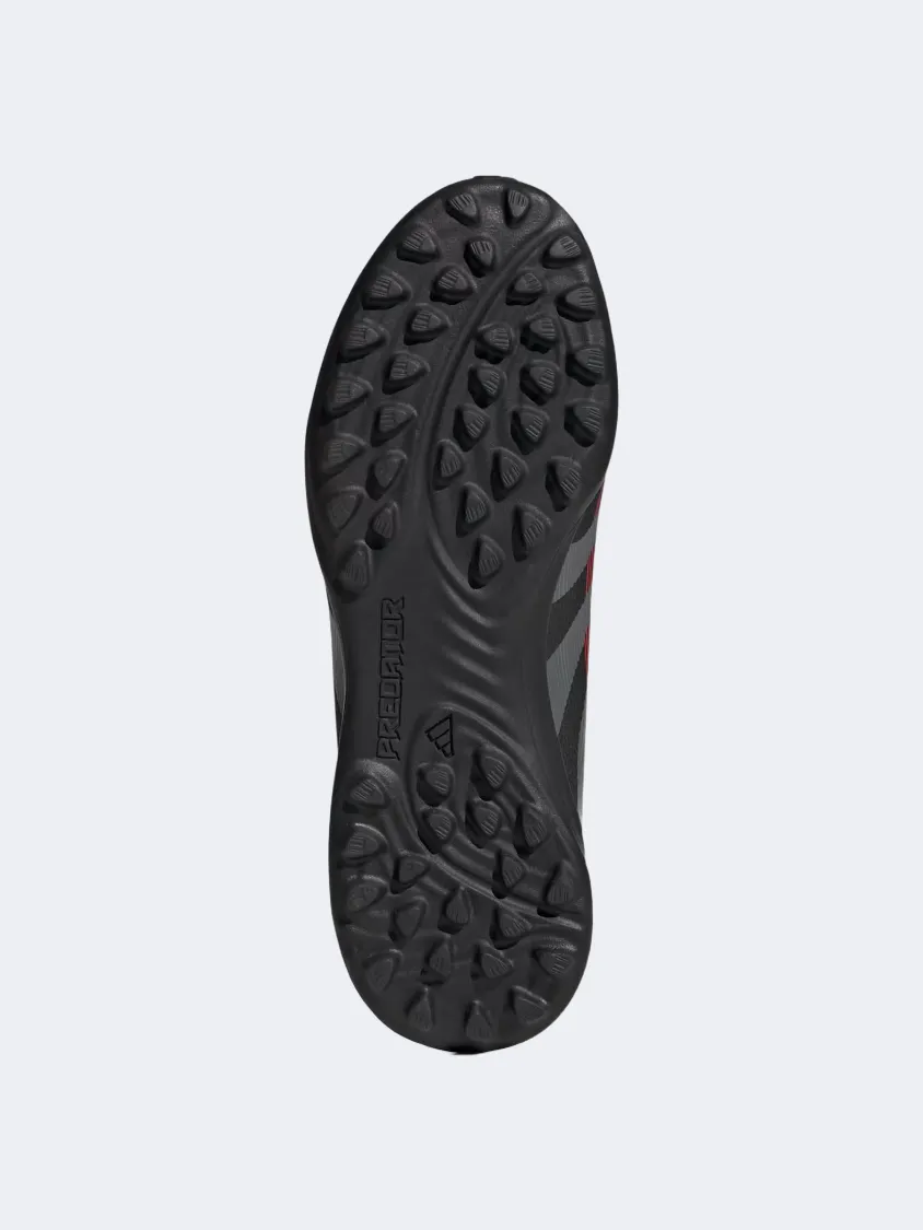 Dry Feel Hyper-Responsive Adidas Predator League Tf Kids Football Shoes Black/Grey/Red
