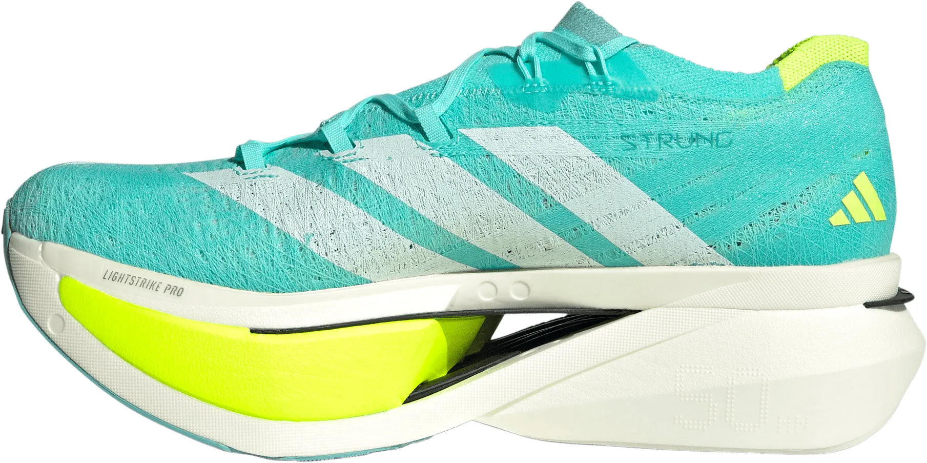 Heat Free adidas Adizero Prime X3 Strung Running Shoes - Green