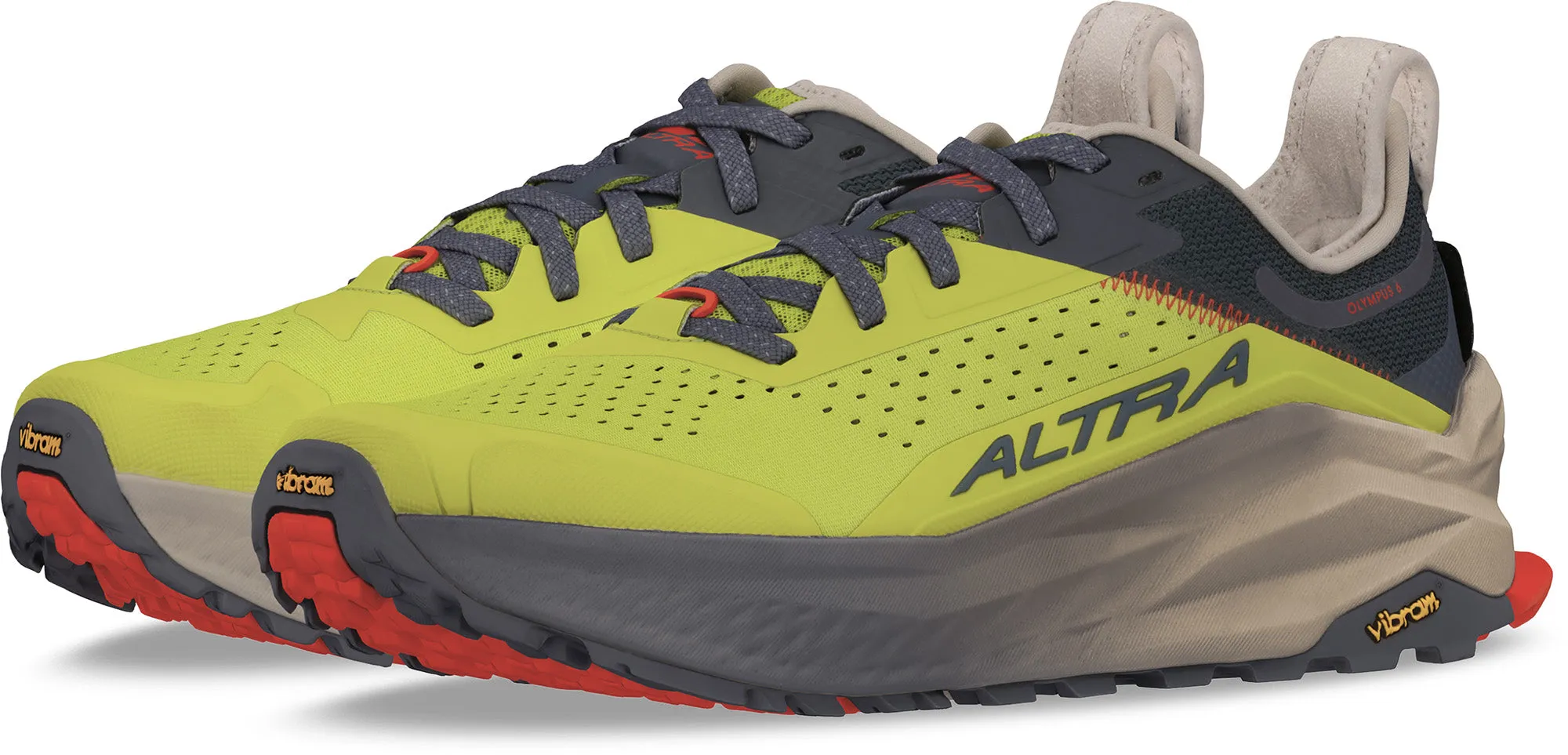 Comfort Strap Altra Olympus 6 Mens Trail Running Shoes - Green
