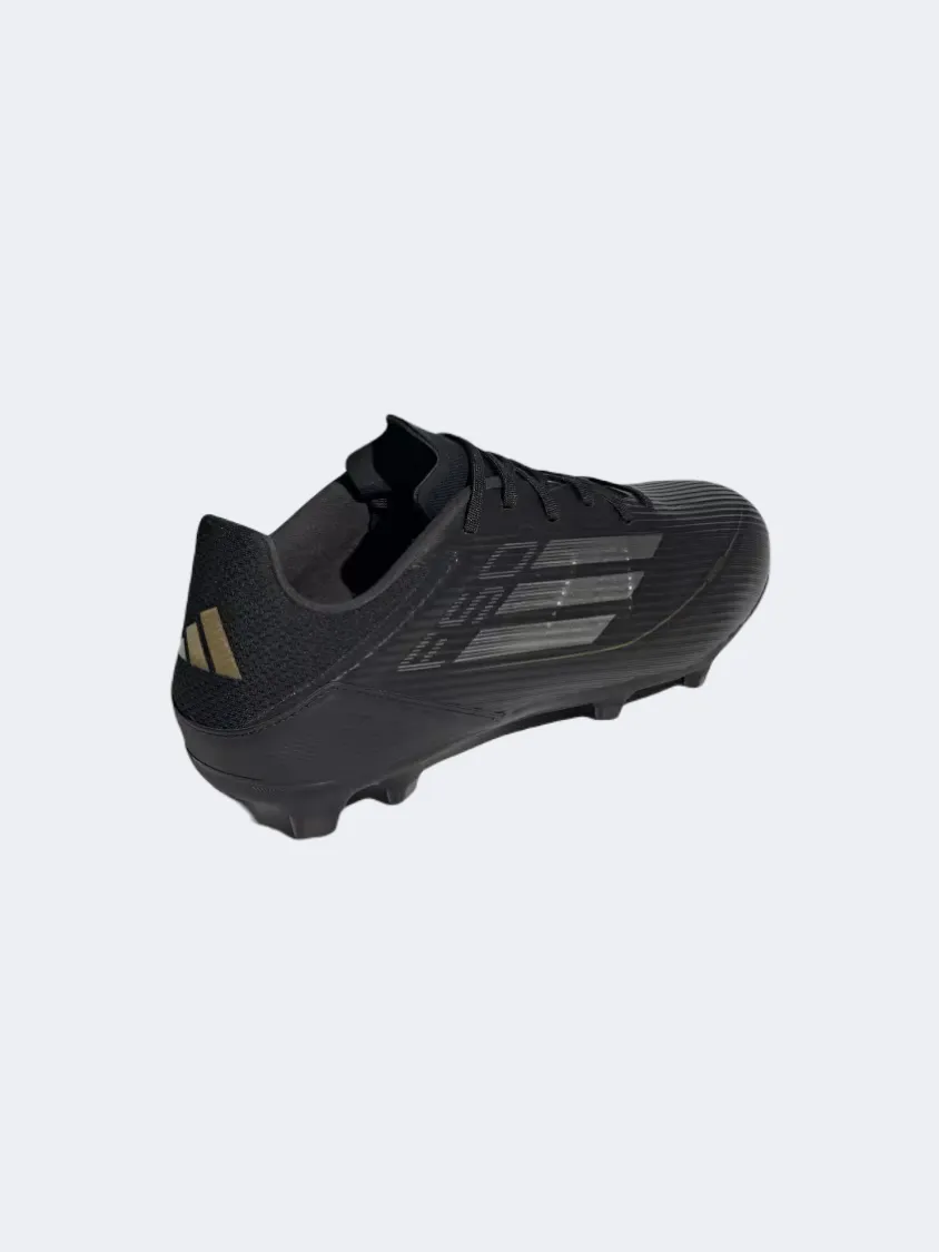 Adidas F 50 League Men Football Shoes Black/Iron/Gold Step Drive