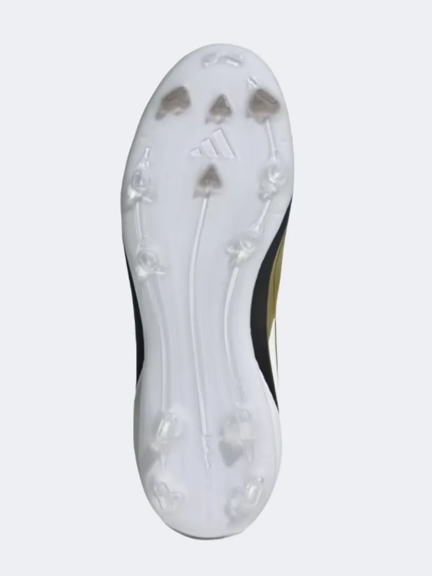 Elastic design Adidas F50 League Fg Mg Kids Football Shoes Gold/White/Black