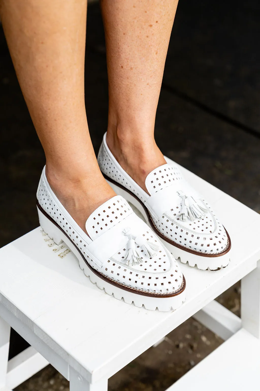 Comfort Heel Garden Walk Beckham Tassel Lug Loafer