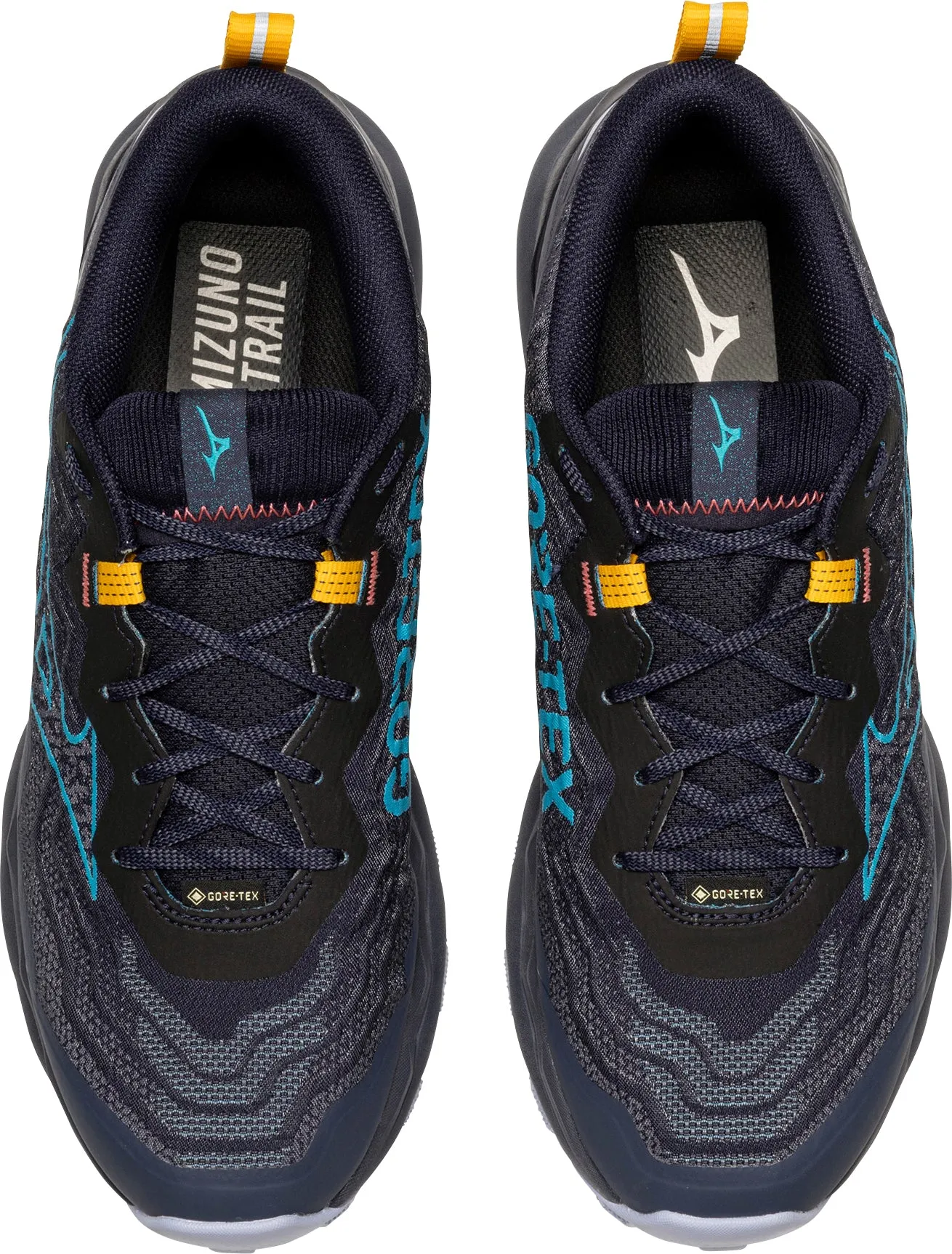 Mizuno Wave Daichi 9 GORE-TEX Mens Trail Running Shoes - Blue Step Tall