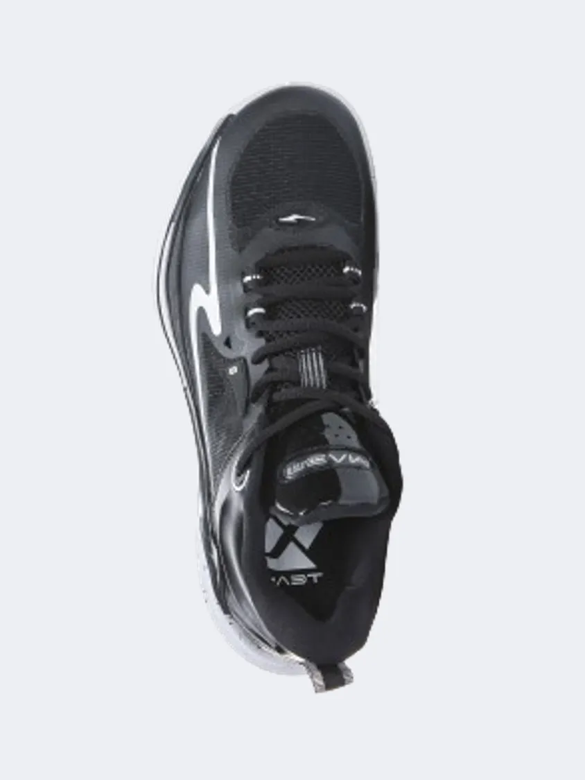 Erke Men Basketball Shoes Black/White Speed Step Fit