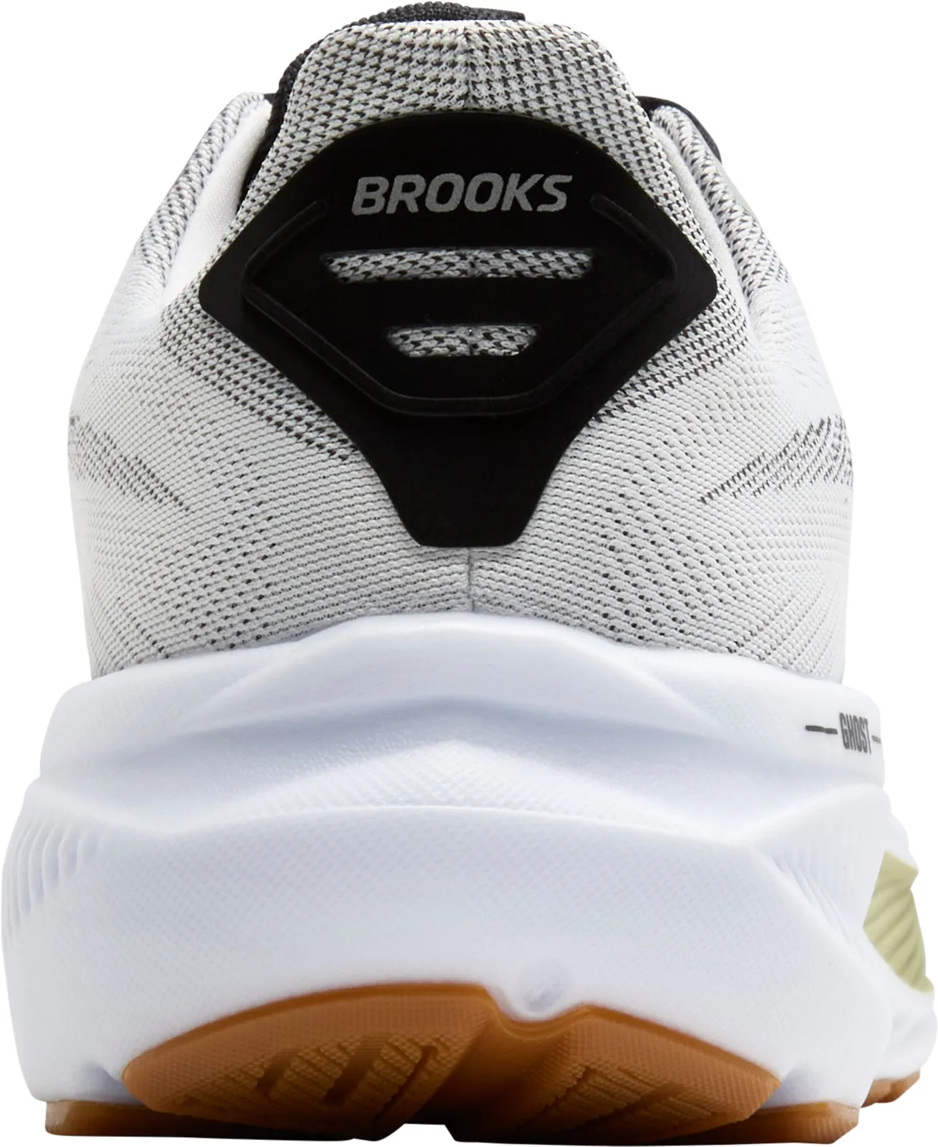 Brooks Ghost 17 Mens Running Shoes - White waterproof Sweat Resistant Indoor Fitness