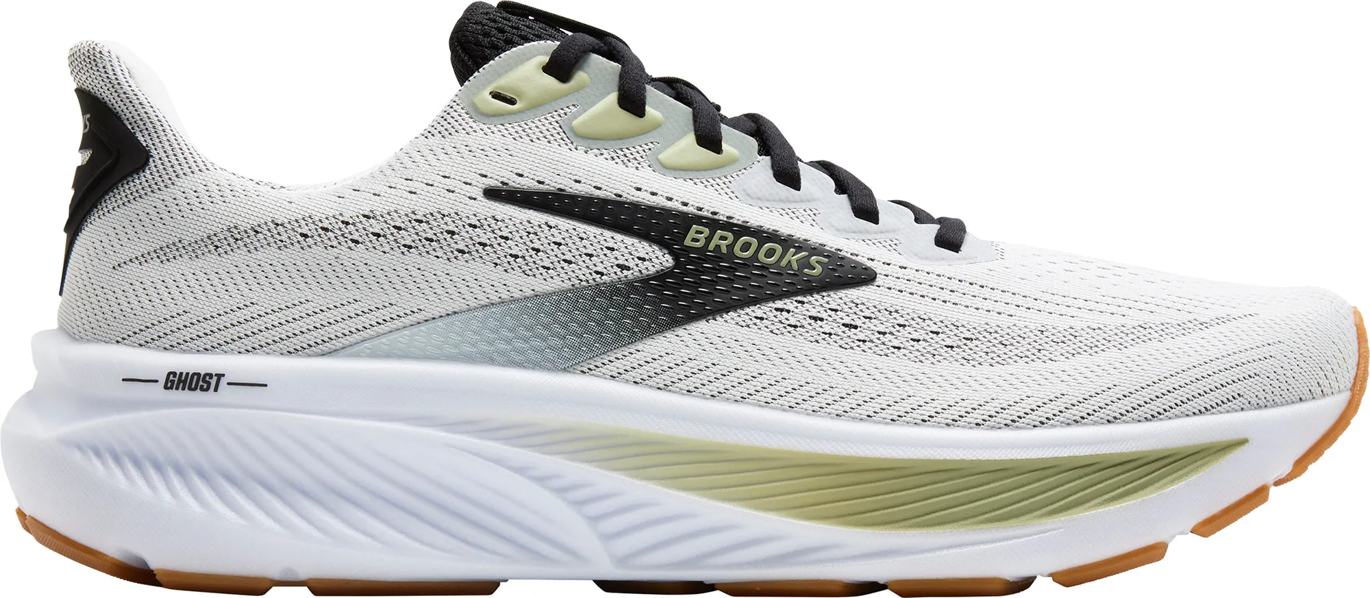 Season Ease Field Fast Brooks Ghost 17 Mens Running Shoes - White