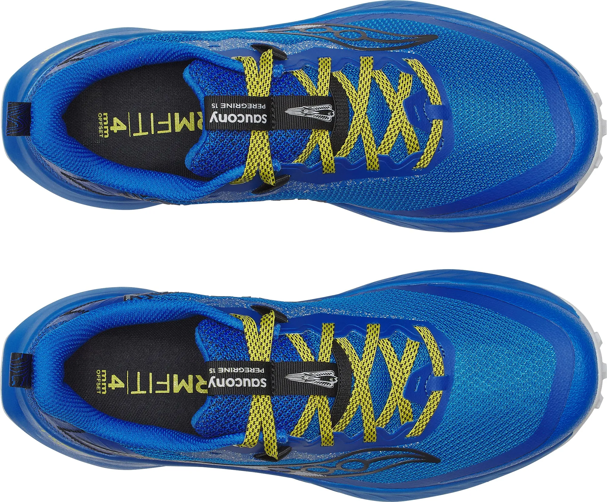 Memory Foam Wellness Seekers Saucony Peregrine 15 Mens Trail Running Shoes - Blue