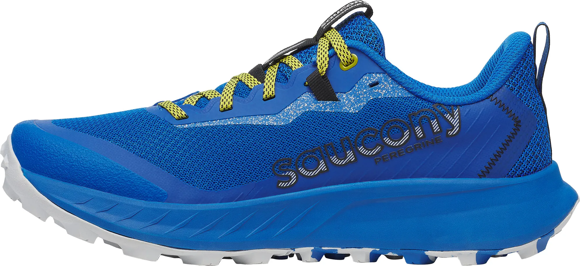 Early Jog Power Base Saucony Peregrine 15 Mens Trail Running Shoes - Blue