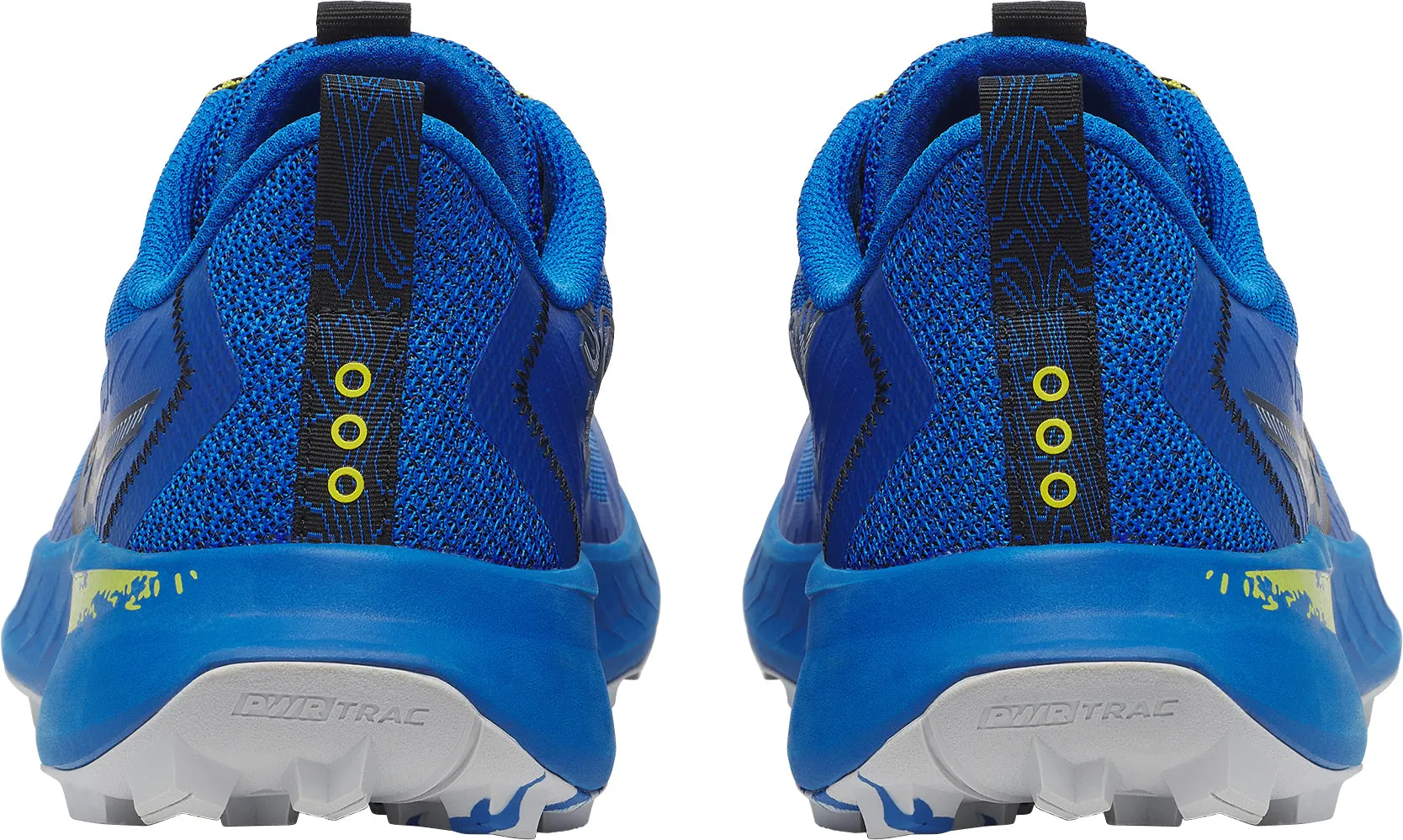Cushioned Saucony Peregrine 15 Mens Trail Running Shoes - Blue