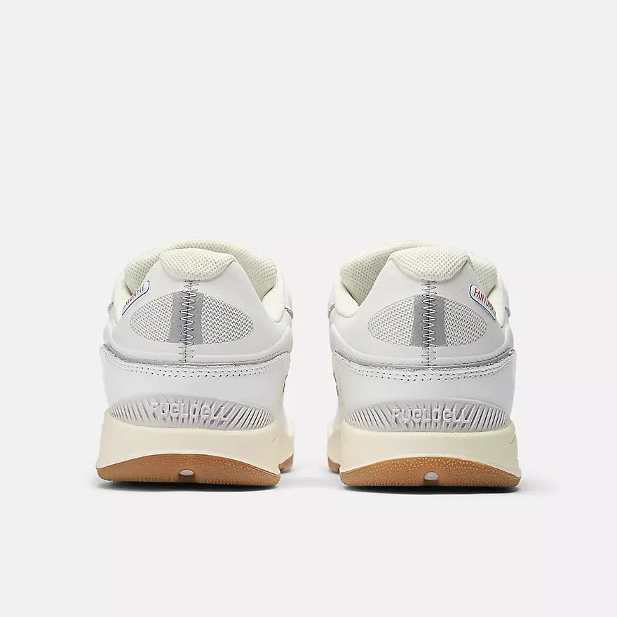 Arch support New Balance Numeric 1010 Tiago Lemos Skateboard Shoes - White With Grey
