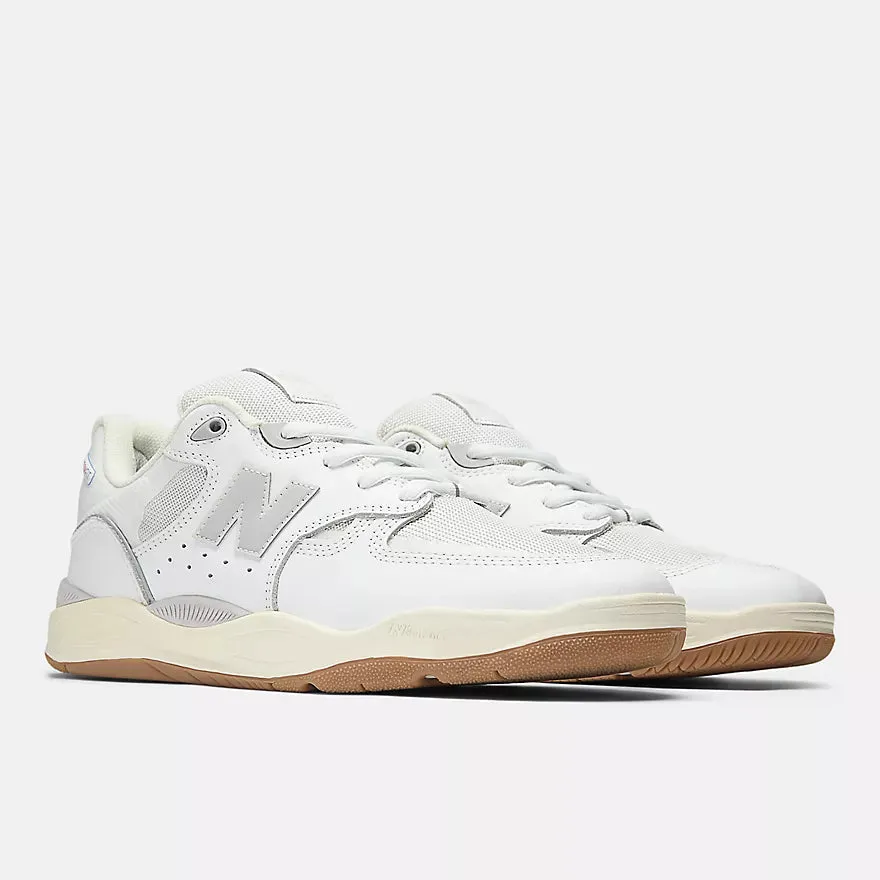 New Balance Numeric 1010 Tiago Lemos Skateboard Shoes - White With Grey All Day Fit