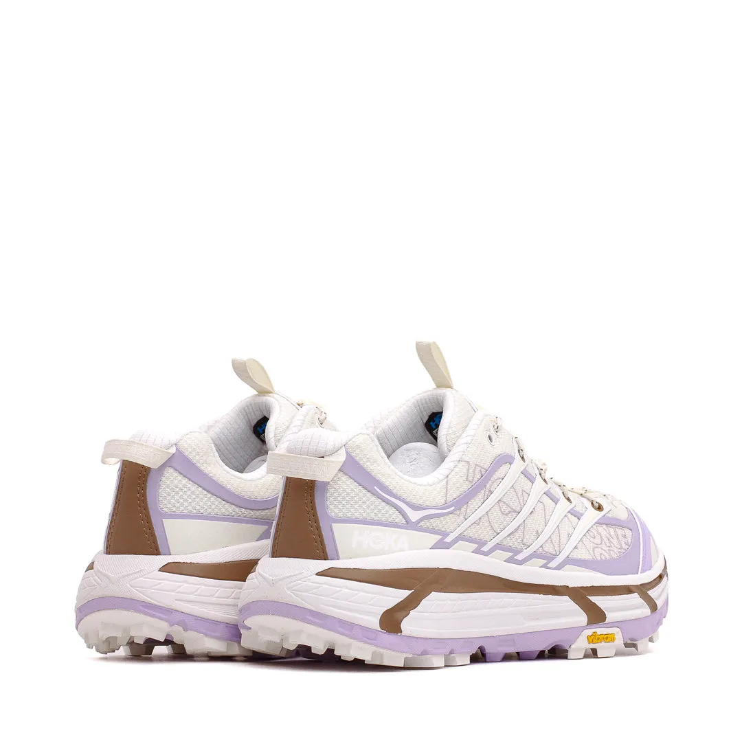 Hoka One One Men Mafate Three2 Wordmark Alabaster Iris Flower 1175490-ASF Ultra Light Urban Walkers Desert Run