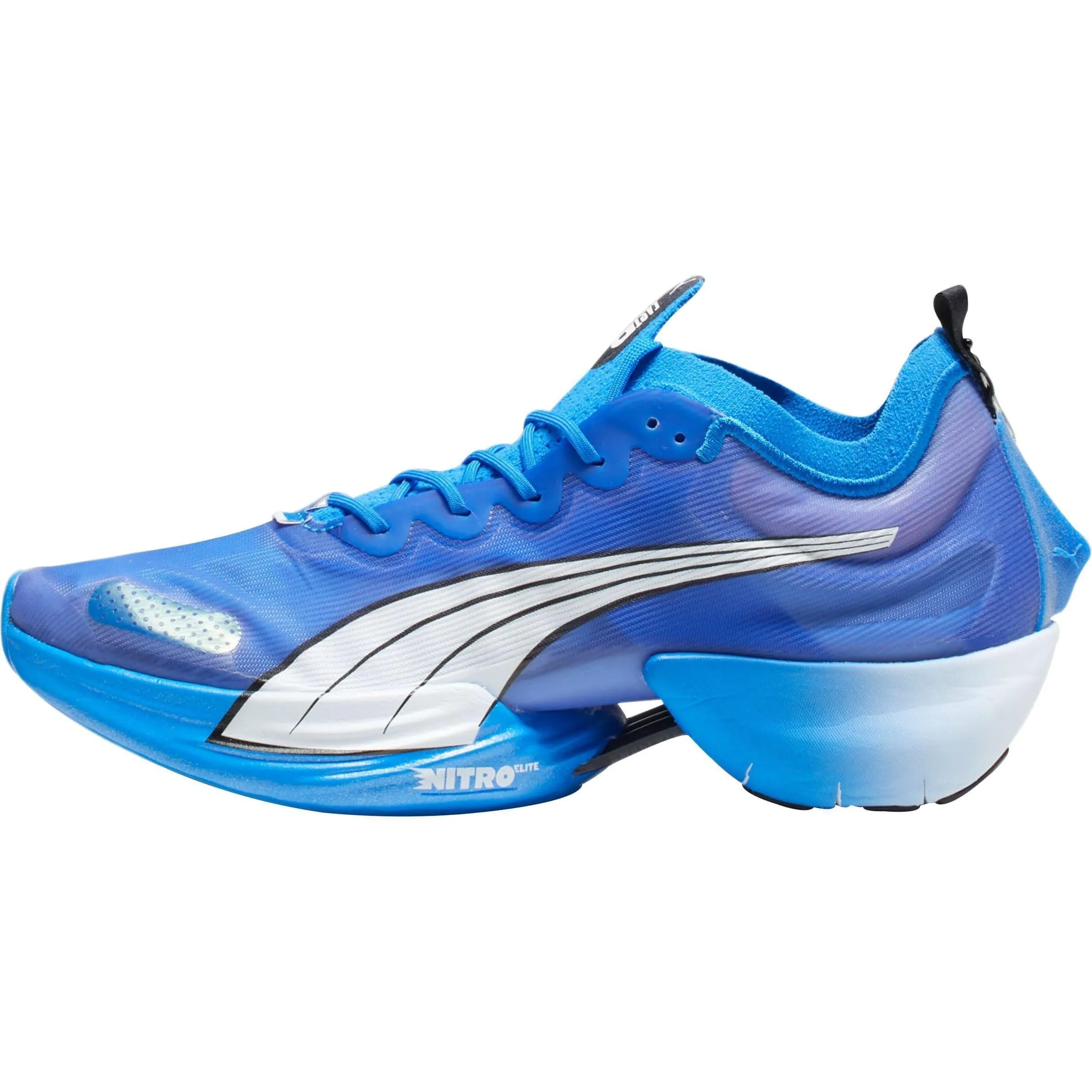 Breathable Daily Walk Puma Fast-R Nitro Elite Mens Running Shoes - Blue