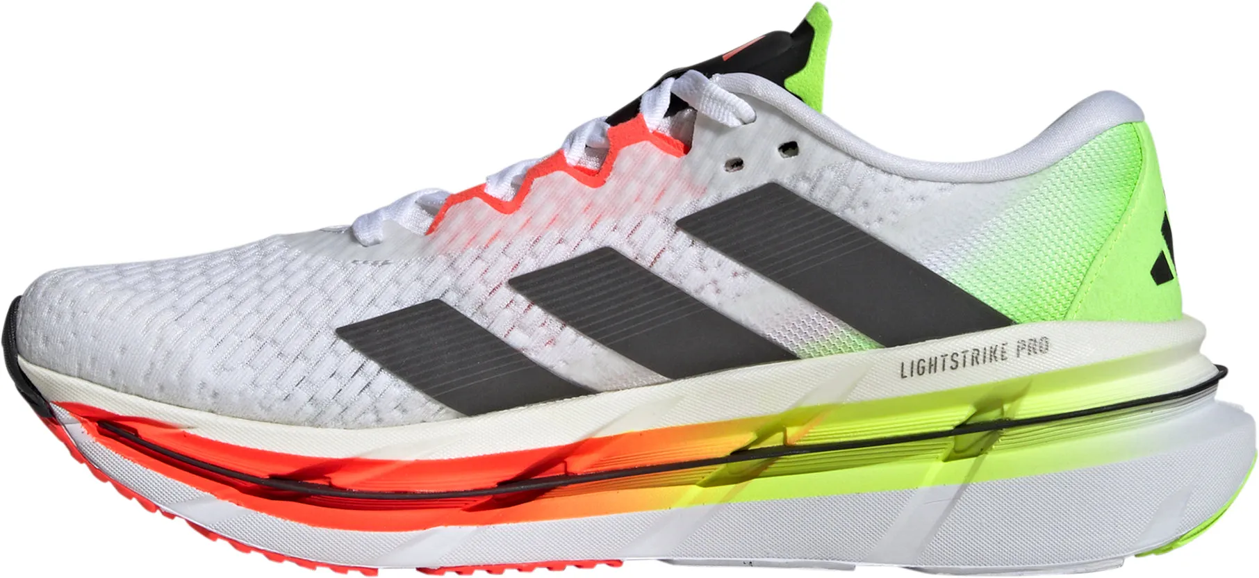 adidas Adistar BYD Mens Running Shoes - White Bounce Edge Moisture wicking
