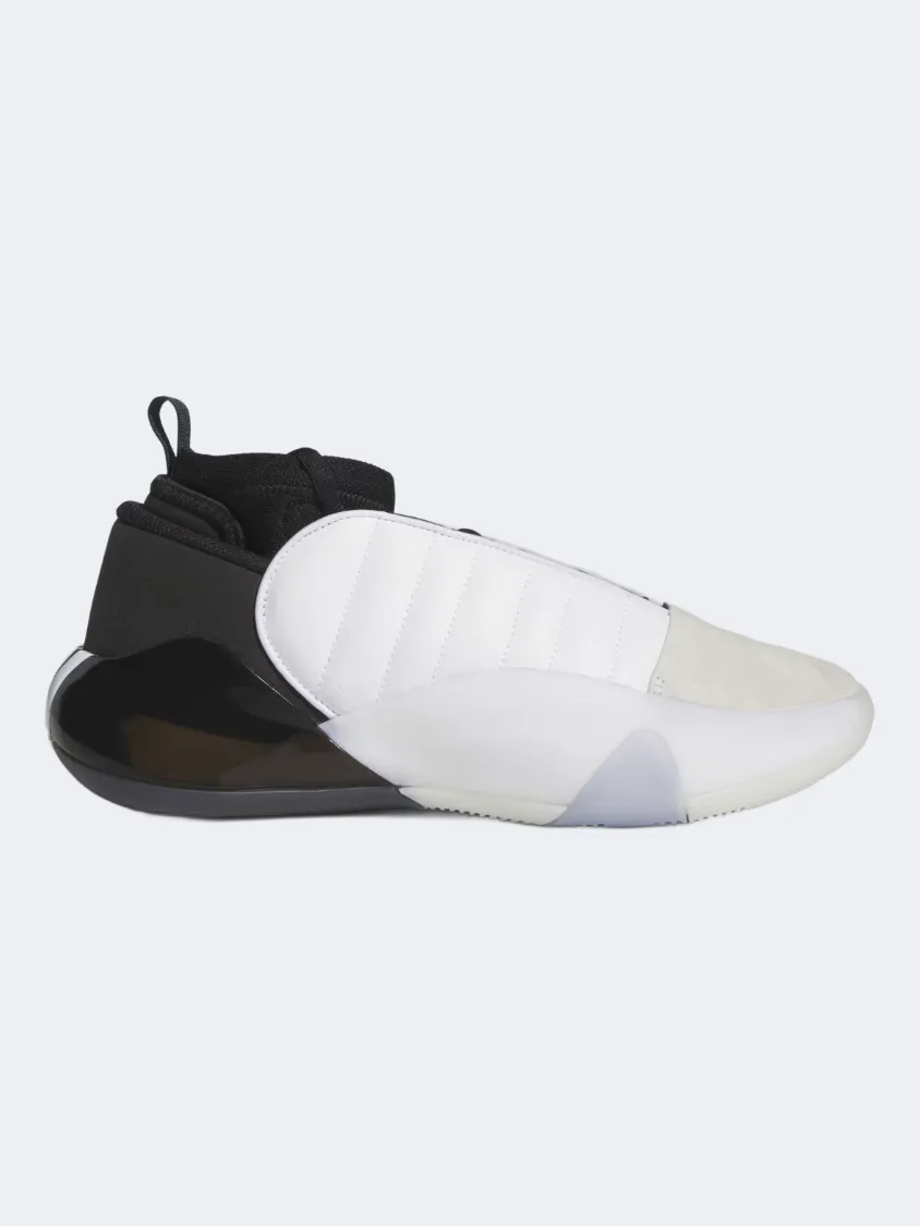 Performance Flex Frame Anti   Fatigue Adidas Harden Volume 7 Men Basketball Shoes White/Black