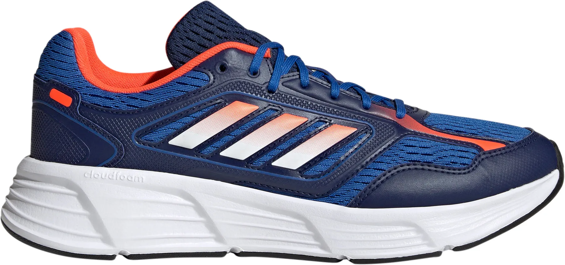 adidas Galaxy Star Mens Running Shoes - Blue Quick Drying Airport Travel Retro Core