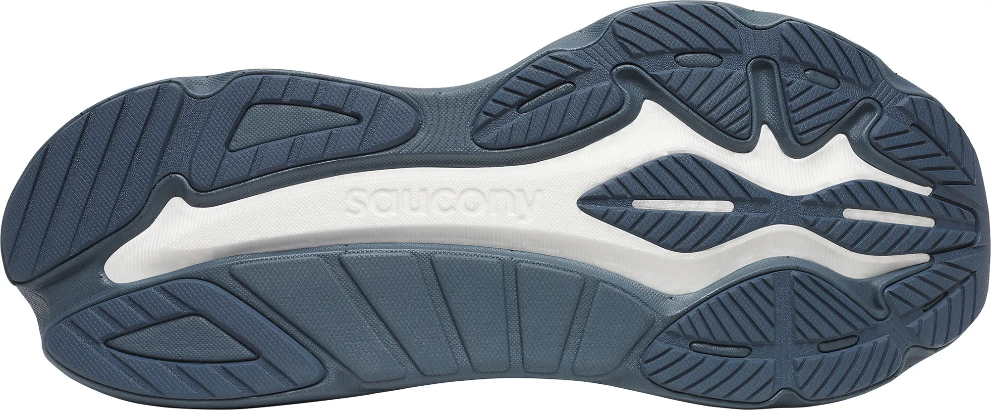 Rain Step Saucony Hurricane 24 Mens Running Shoes - White