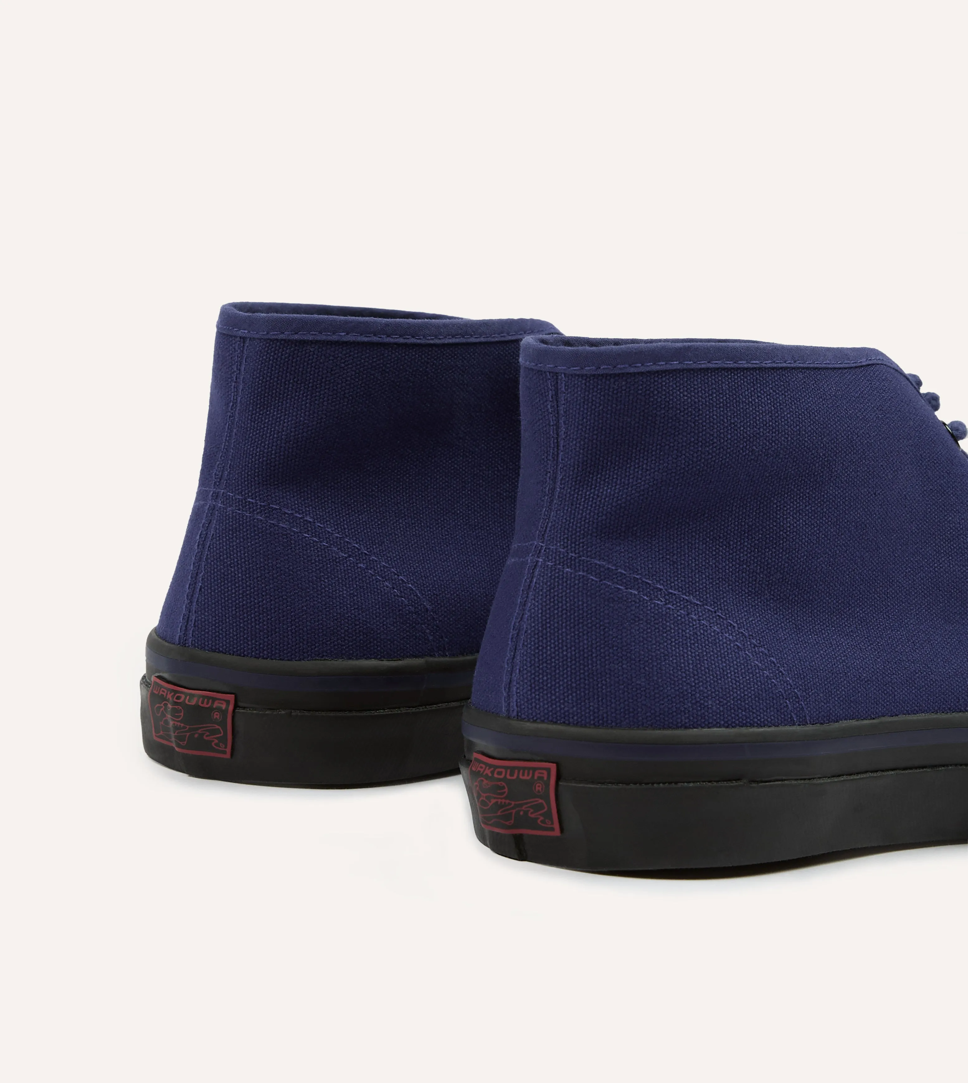Weekend Casual Wakouwa by Anatomica Navy Cotton Canvas Chukka Trainers