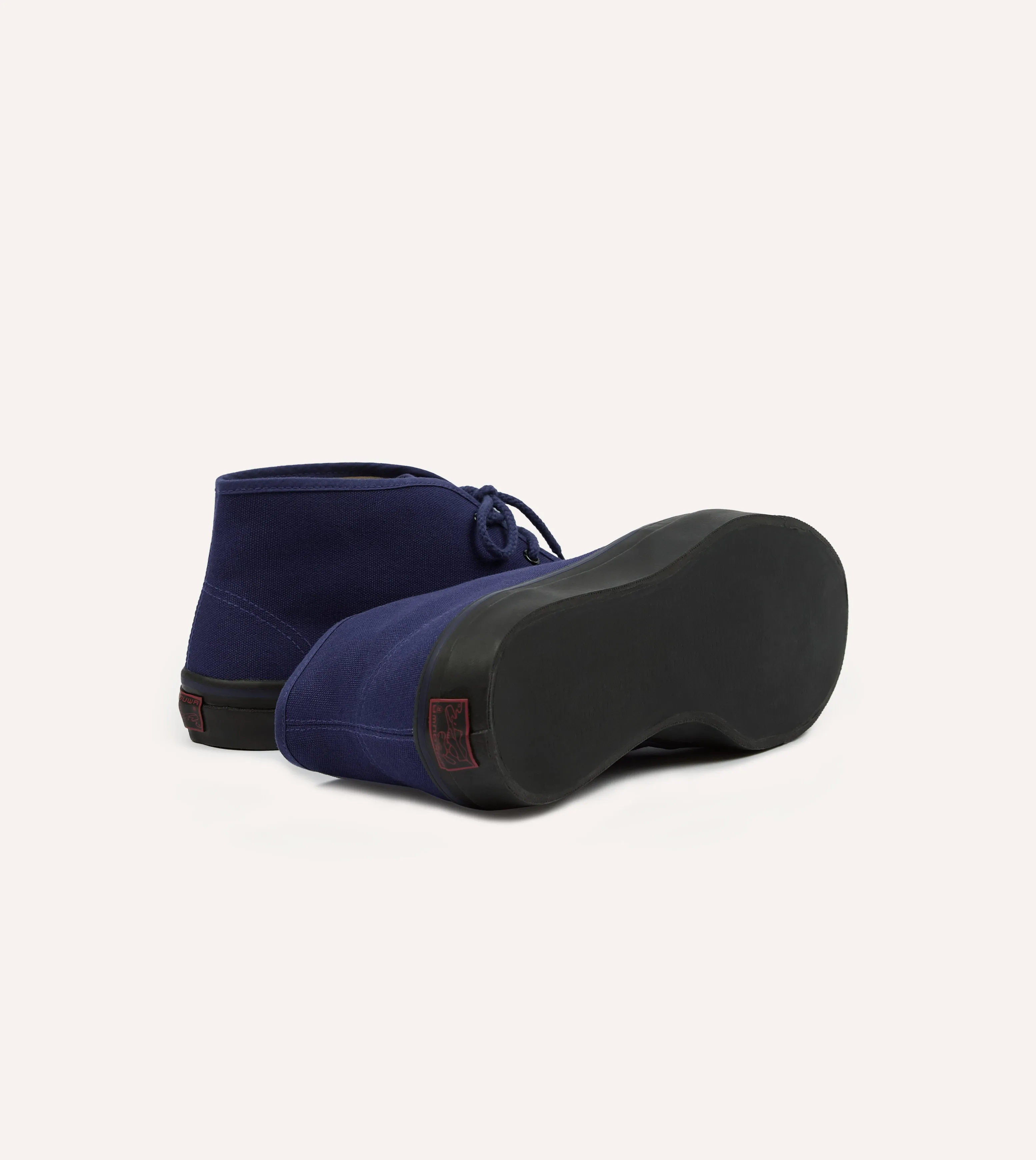 Wakouwa by Anatomica Navy Cotton Canvas Chukka Trainers Valley Run Ultra Light Urban Walkers