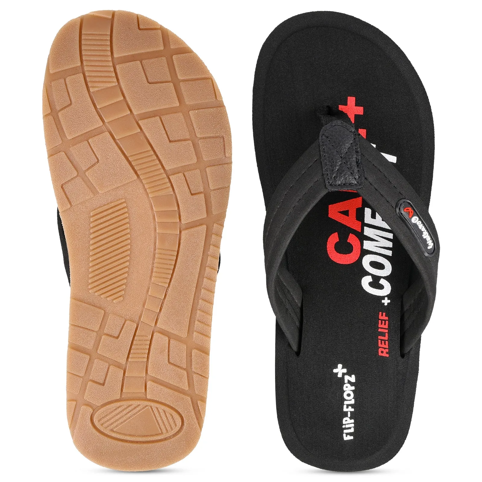 Easy Living Seaside Vibes Men's Care Plus Flip-Flop  - WE3811 Black