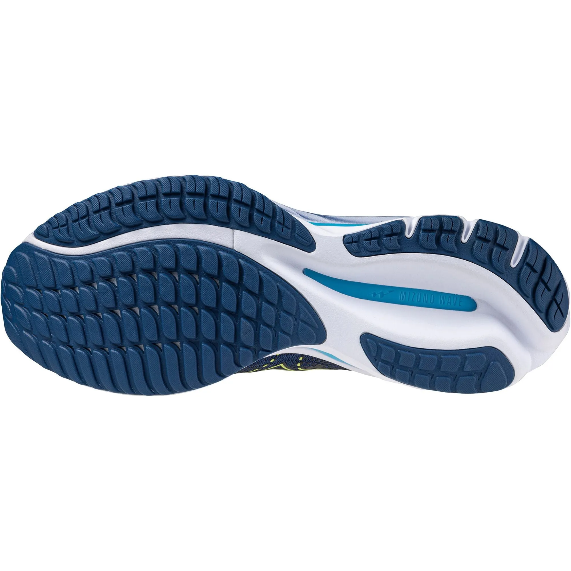 Mizuno Wave Rider 27 Mens Running Shoes - Navy Rain Safe