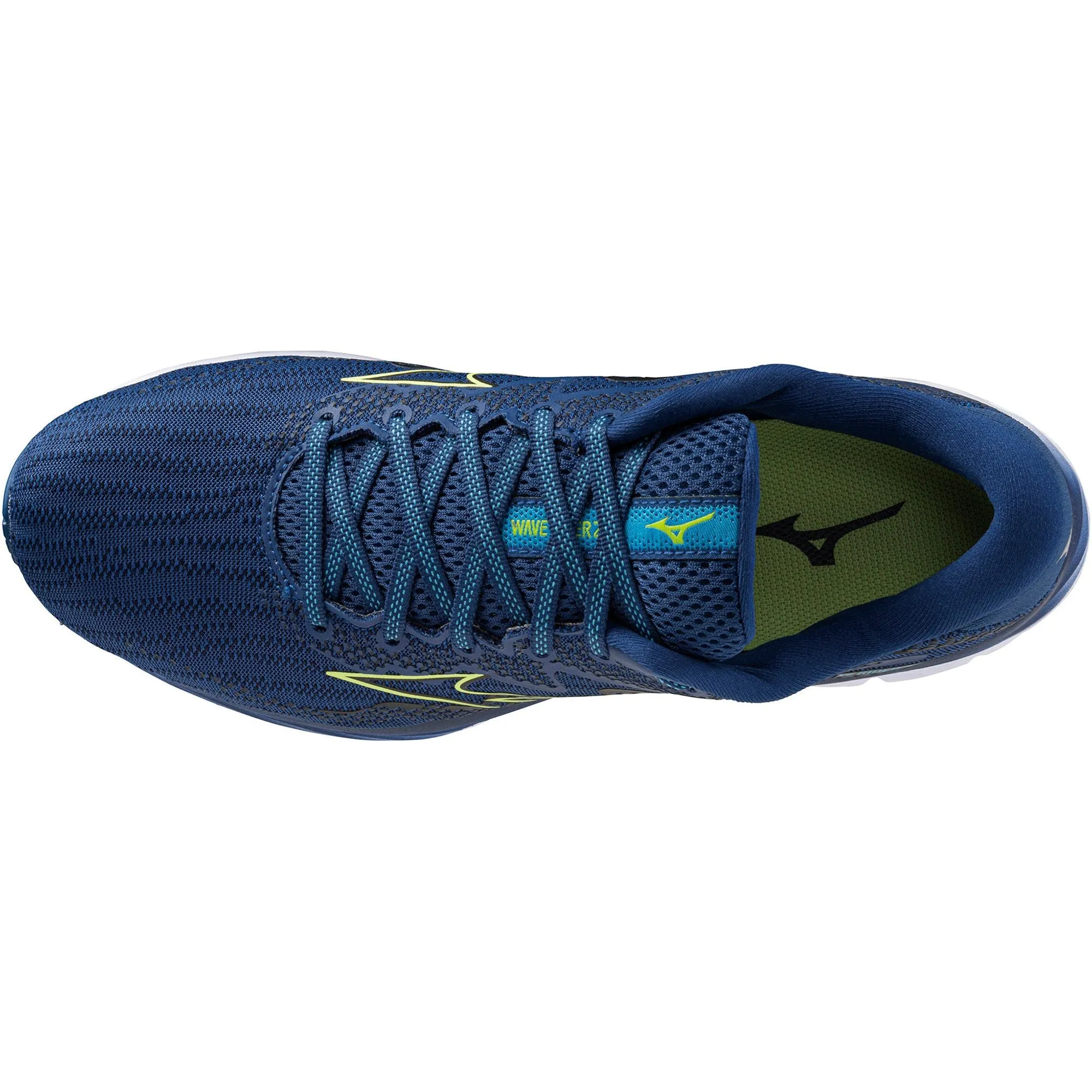 Mizuno Wave Rider 27 Mens Running Shoes - Navy Comfort toe