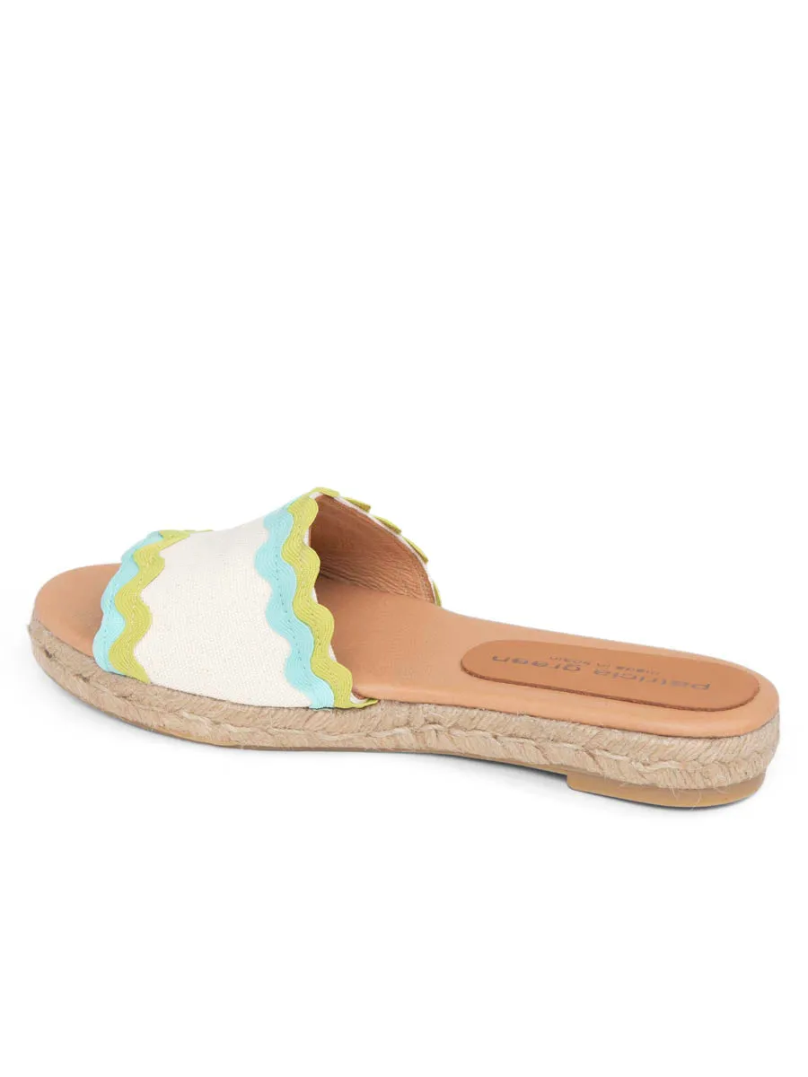 All Comfort Bright Jog Ava Ric Rac Slide