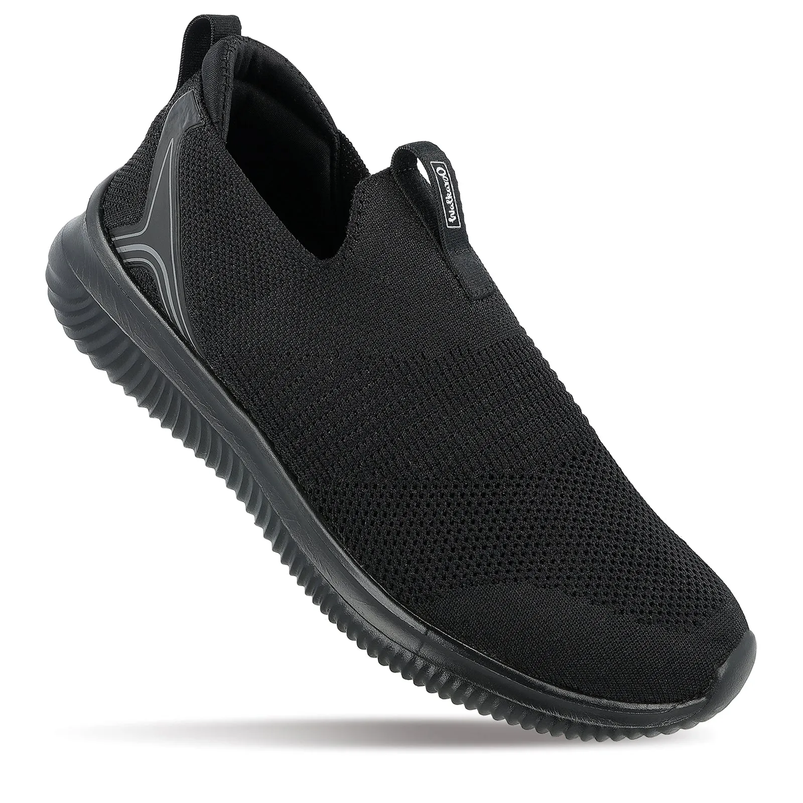 Men's Slip-on Walking Shoe - WS9561 Black Simple Step Walk