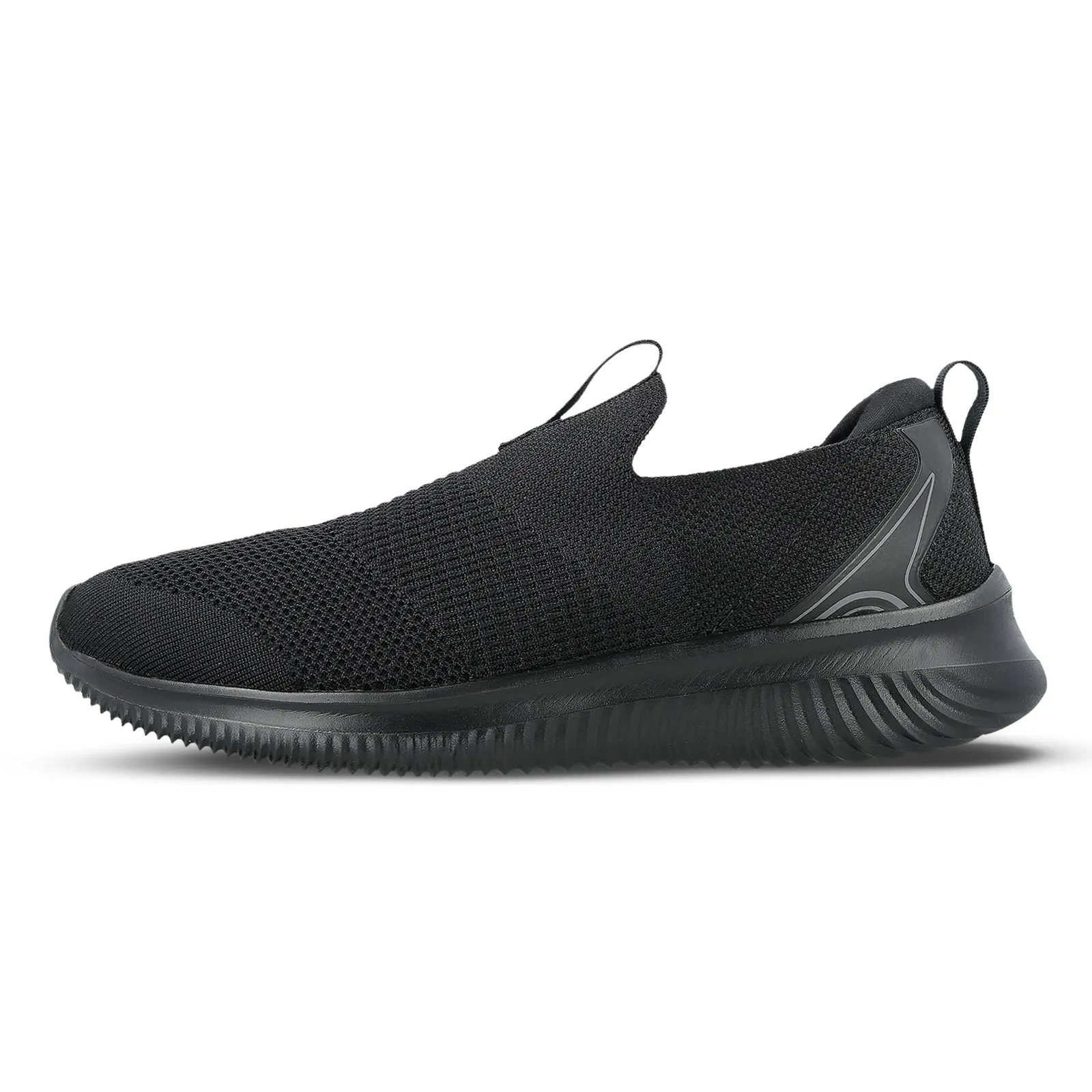 Men's Slip-on Walking Shoe - WS9561 Black Classic Touch Insole Removable Slip On