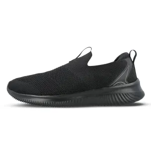 Men's Slip-on Walking Shoe - WS9561 Black Classic Touch Insole Removable Slip On