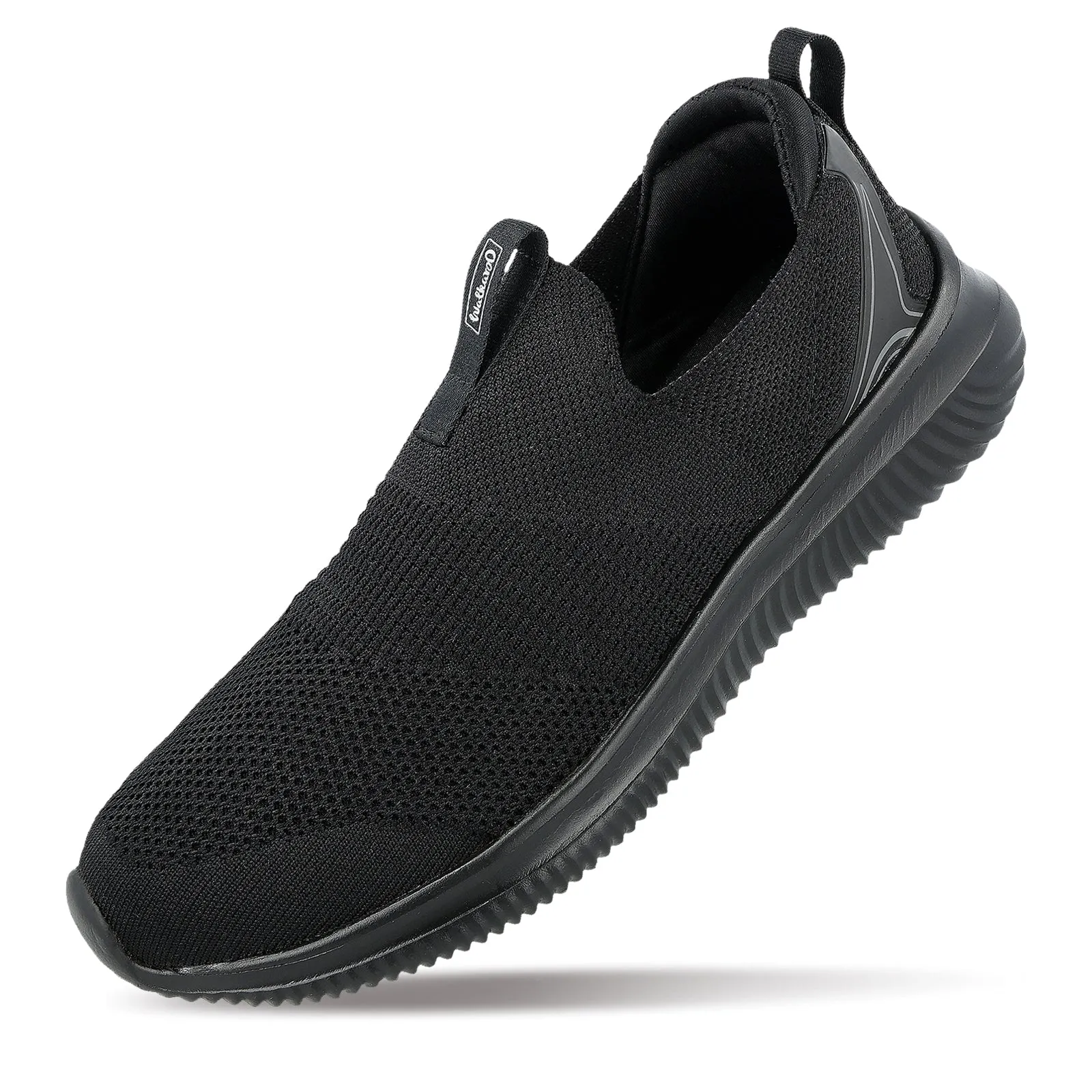 Men's Slip-on Walking Shoe - WS9561 Black Easy Walk Fit Adaptive cushion