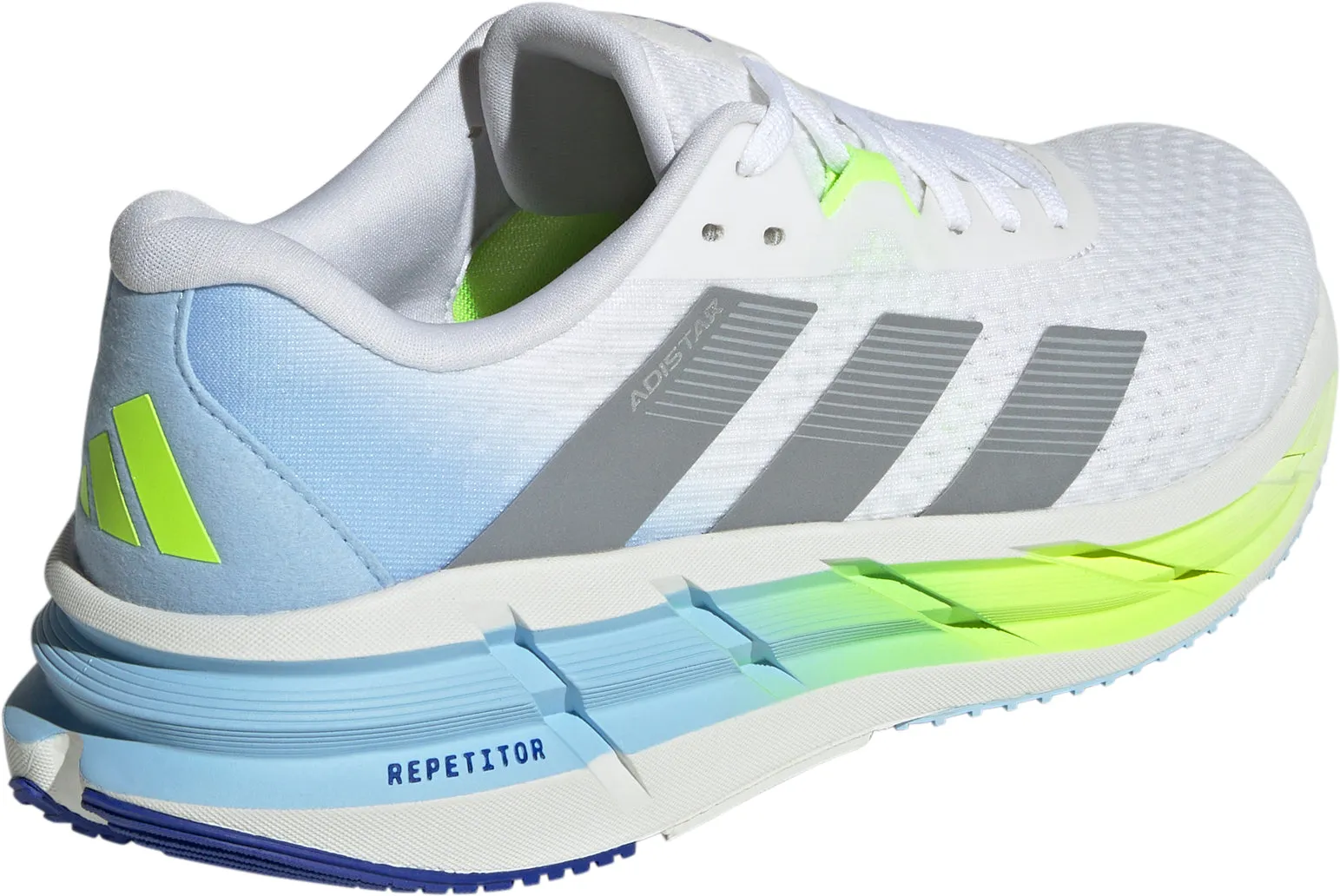 adidas Adistar 3.0 Mens Running Shoes - White Quick Flex