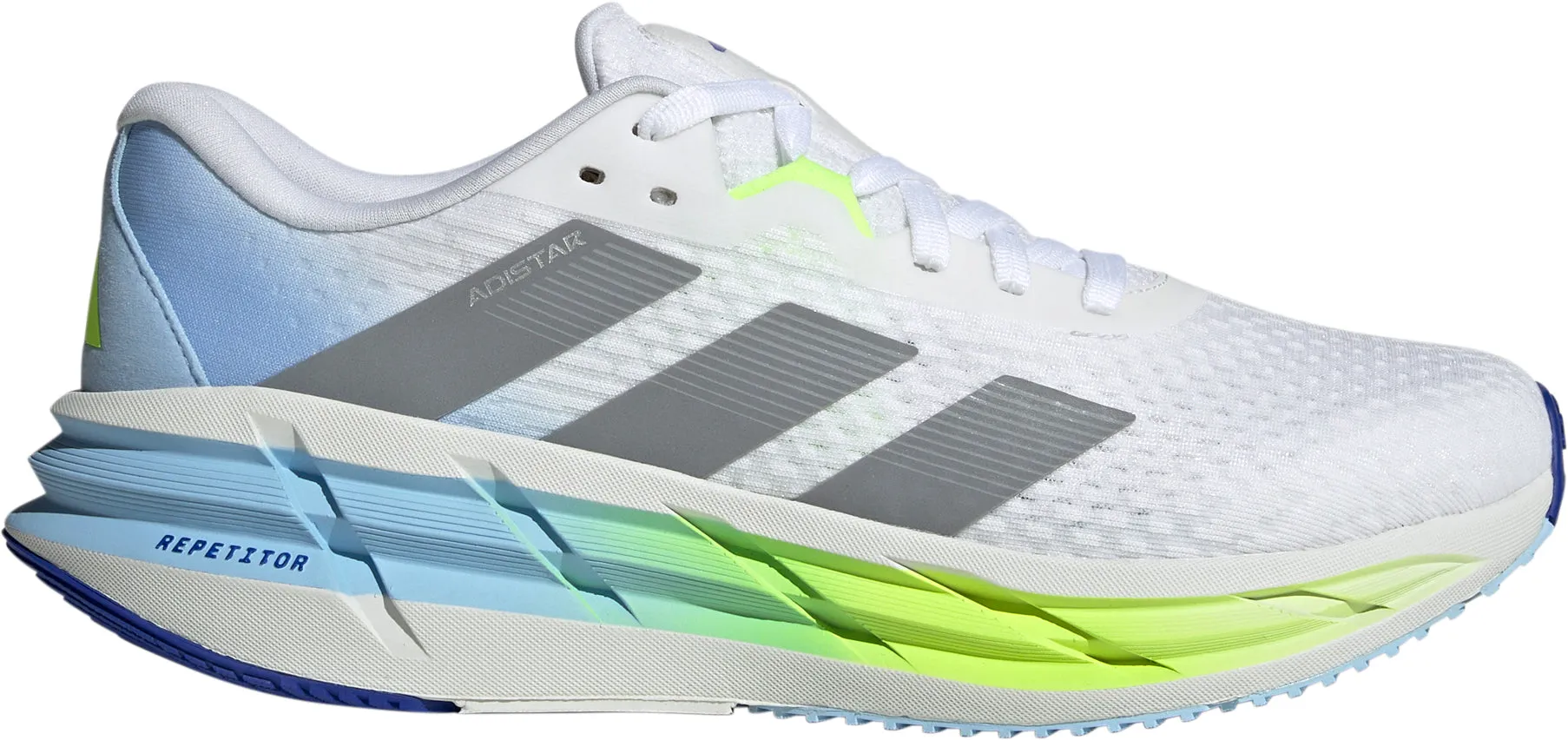 adidas Adistar 3.0 Mens Running Shoes - White All Terrain Urban Walkers
