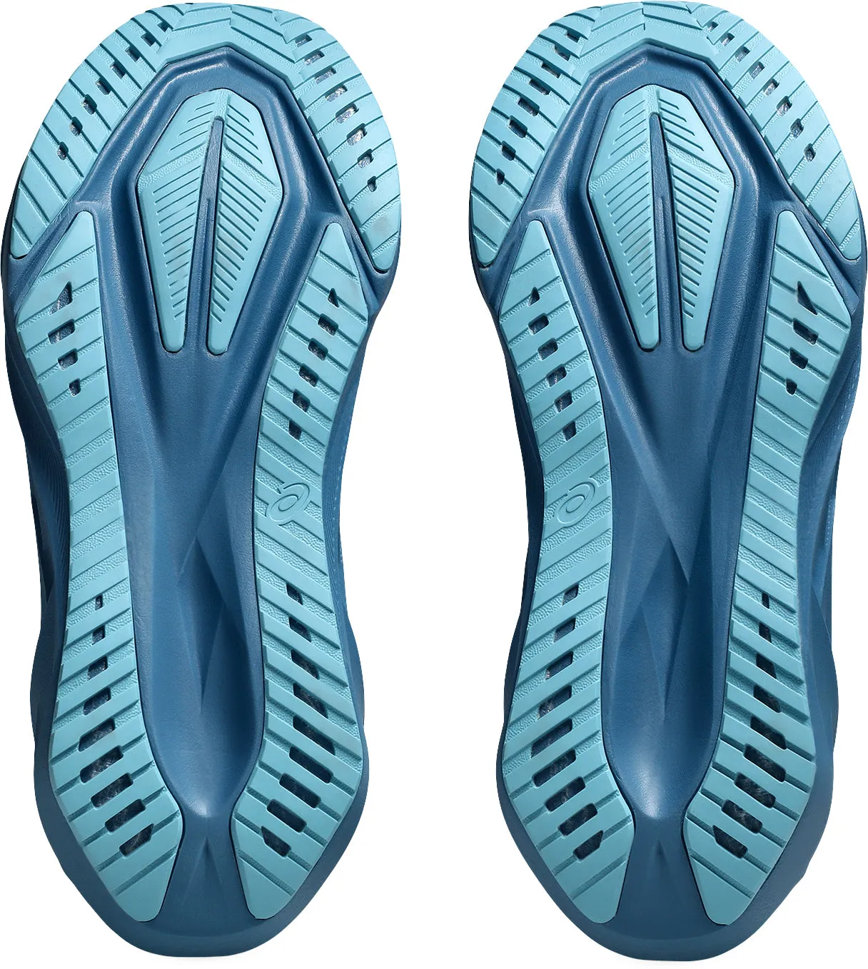 Leather Touch Flexibility Feature Asics NovaBlast 5 Mens Running Shoes - Blue