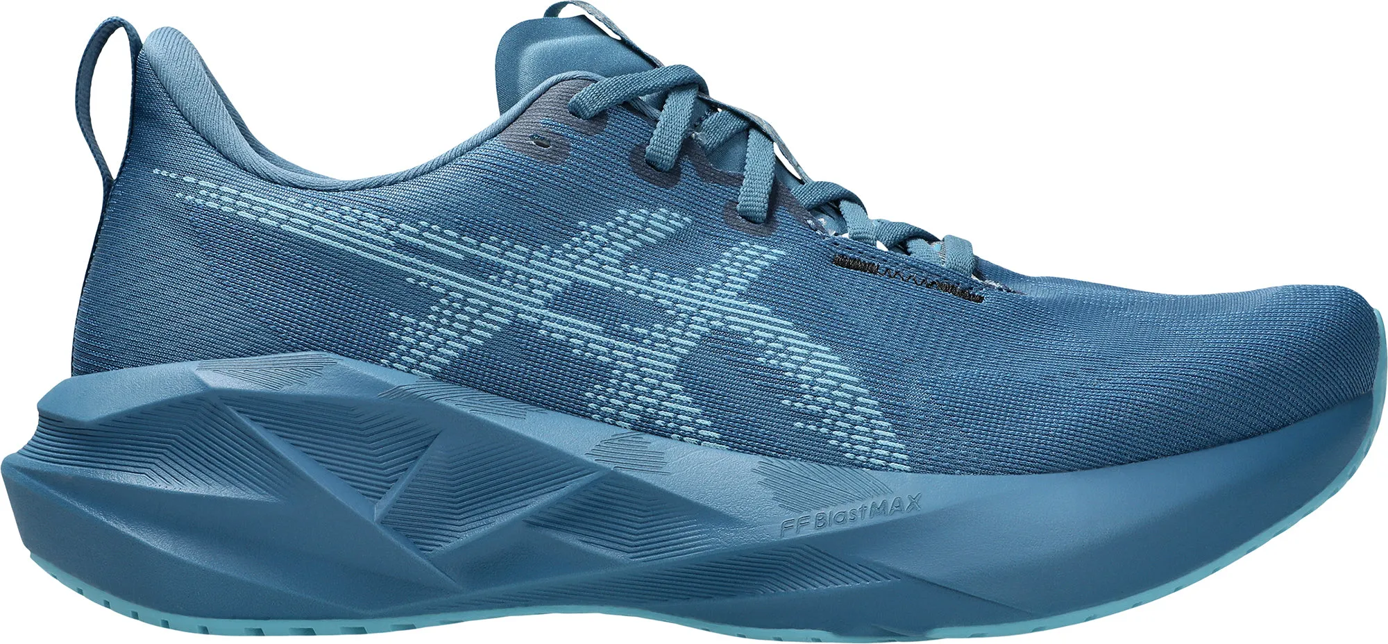 Asics NovaBlast 5 Mens Running Shoes - Blue Media Pop Elastic