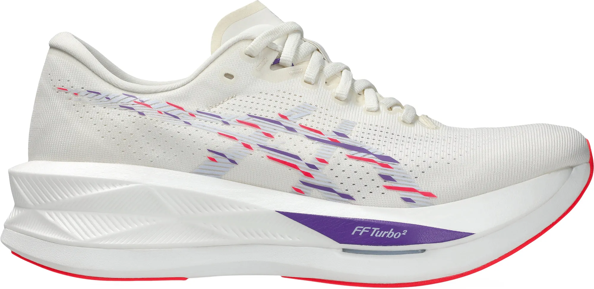 Asics SonicBlast Mens Running Shoes - White Padded Tongue Height Plus