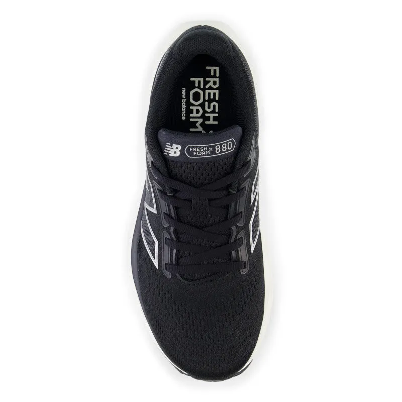 Fresh Foam X 880v14 - Black with Sea Salt and Silver Metallic - Women's Fast pace