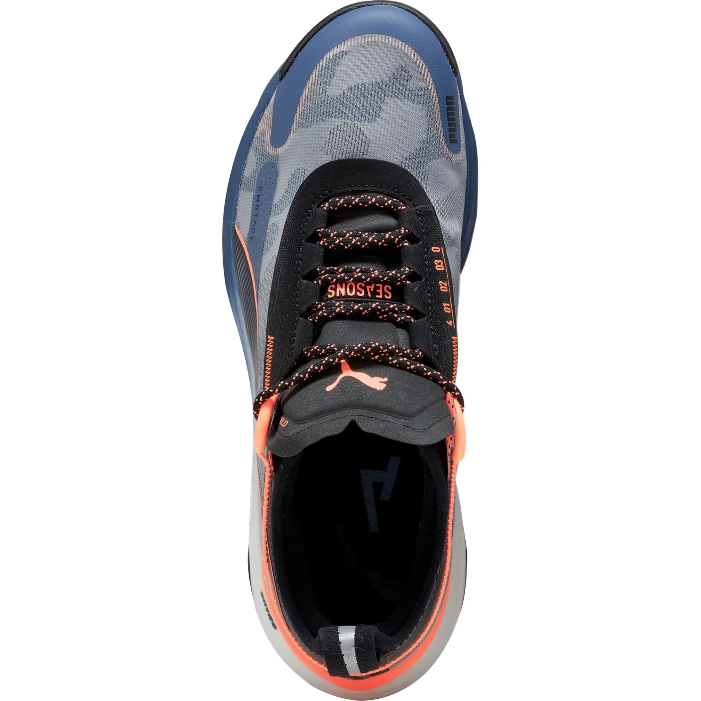 Canvas Cool Marathon Fit Puma Voyage Nitro 3 Mens Trail Running Shoes - Blue