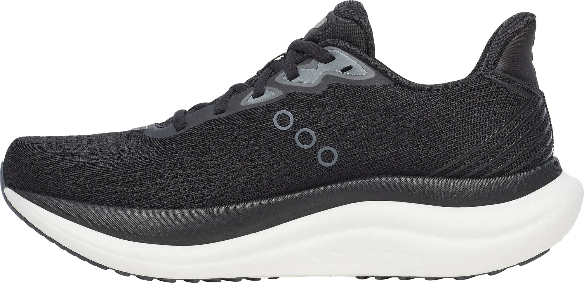 Saucony Triumph 23 Mens Running Shoes - Black Sky Blue Night Glow