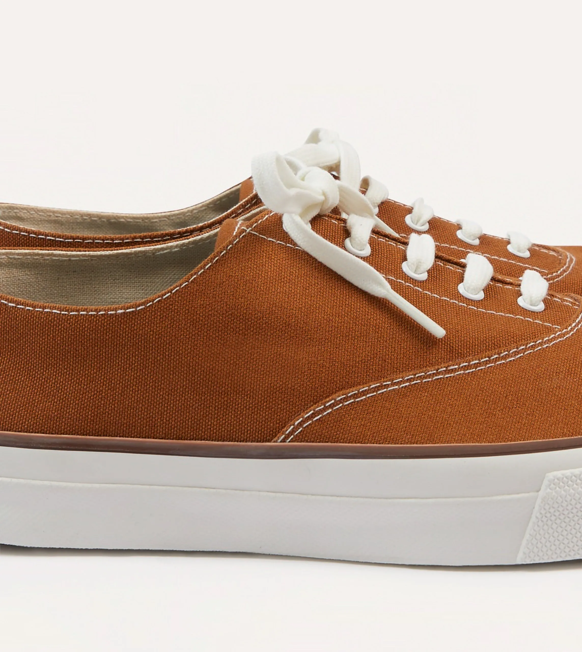 Neo Pop Media Pop Wakouwa by Anatomica Brown Cotton Canvas Oxford Trainers
