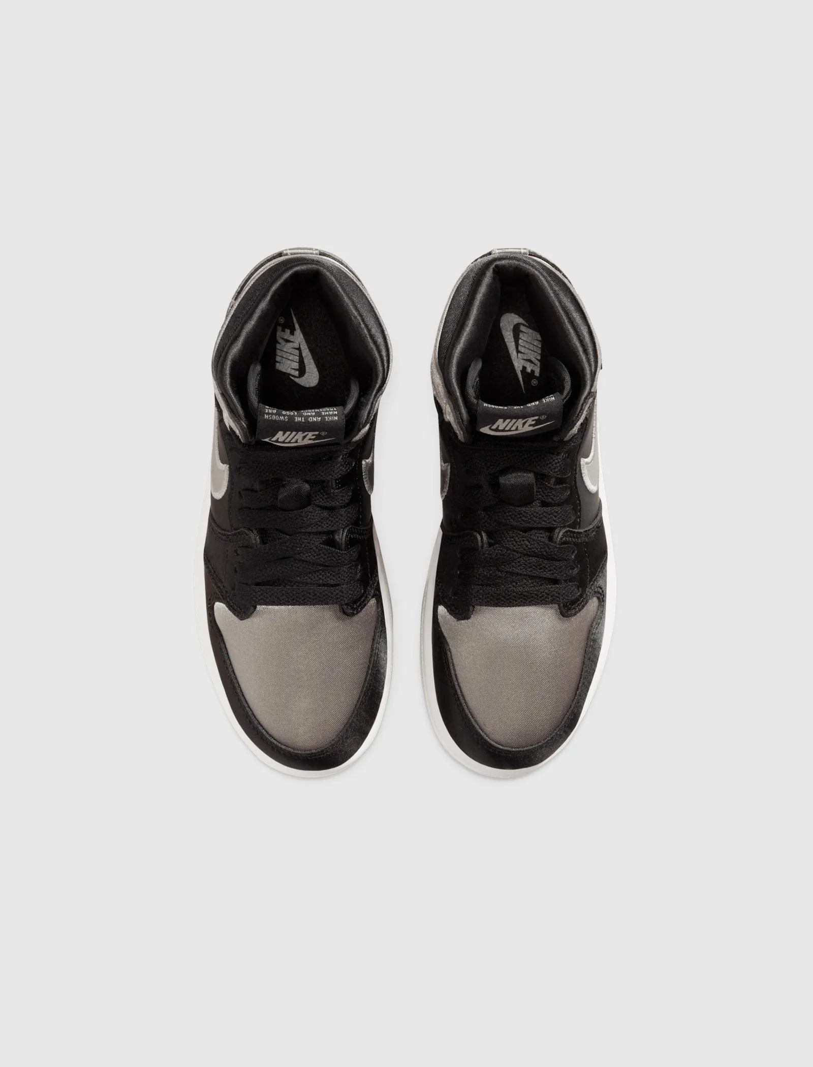 AIR JORDAN 1 RETRO HIGH "BLACK/ MEDIUM GREY/ WHITE" PS Supportive Core Weekend Warriors Park Day