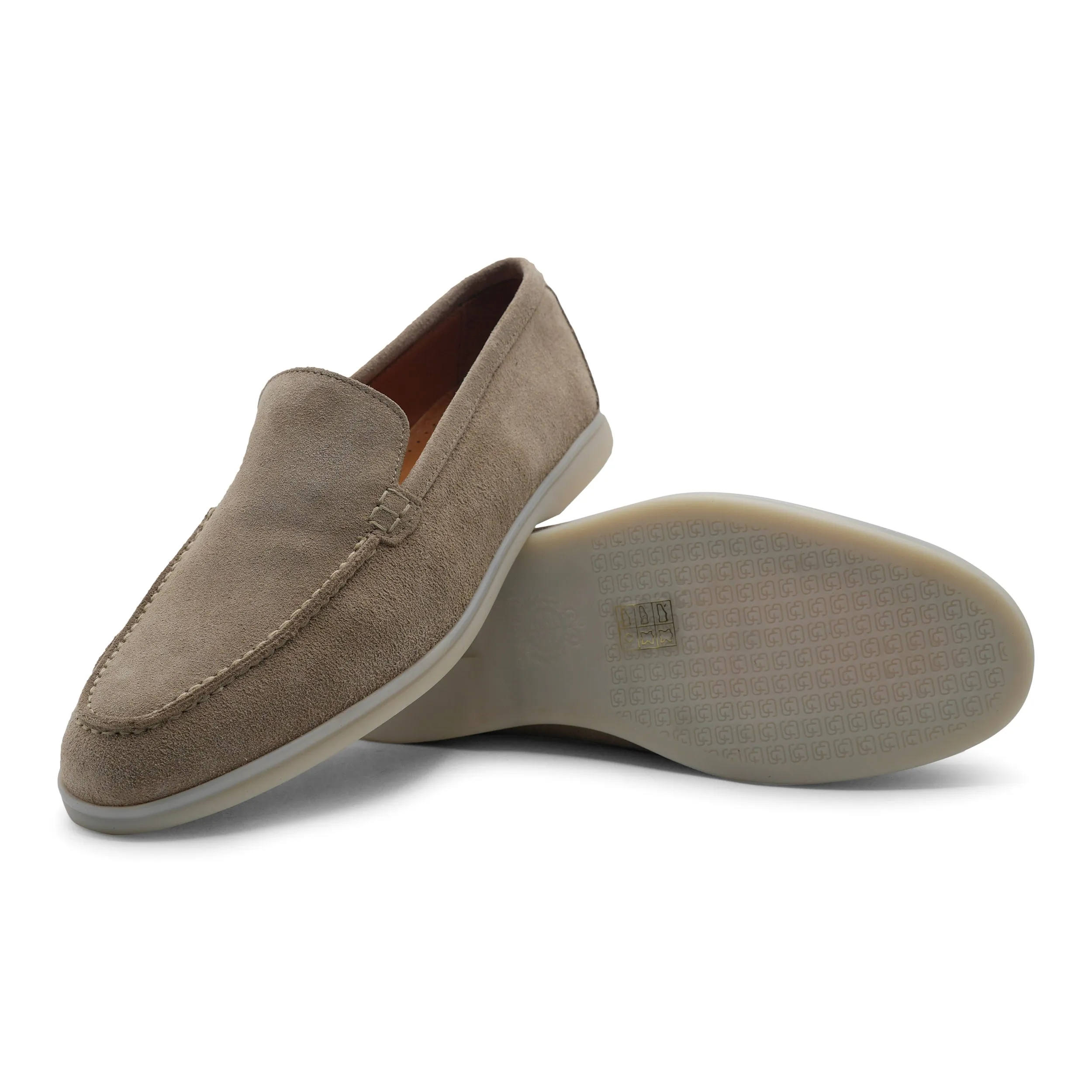 3564 - Beige Suede Handmade Craft