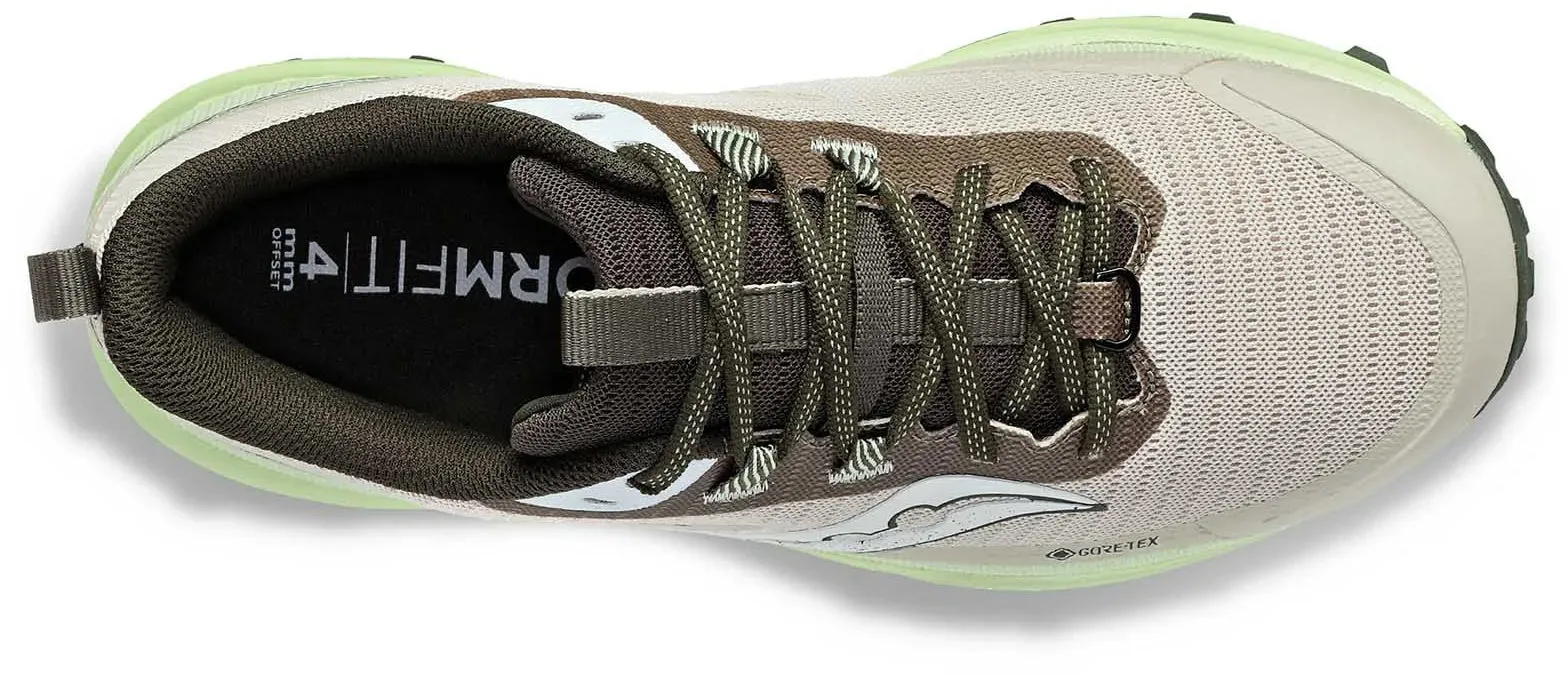 Saucony Peregrine 13 GORE-TEX Mens Trail Running Shoes - Brown Non Slip Office Workers