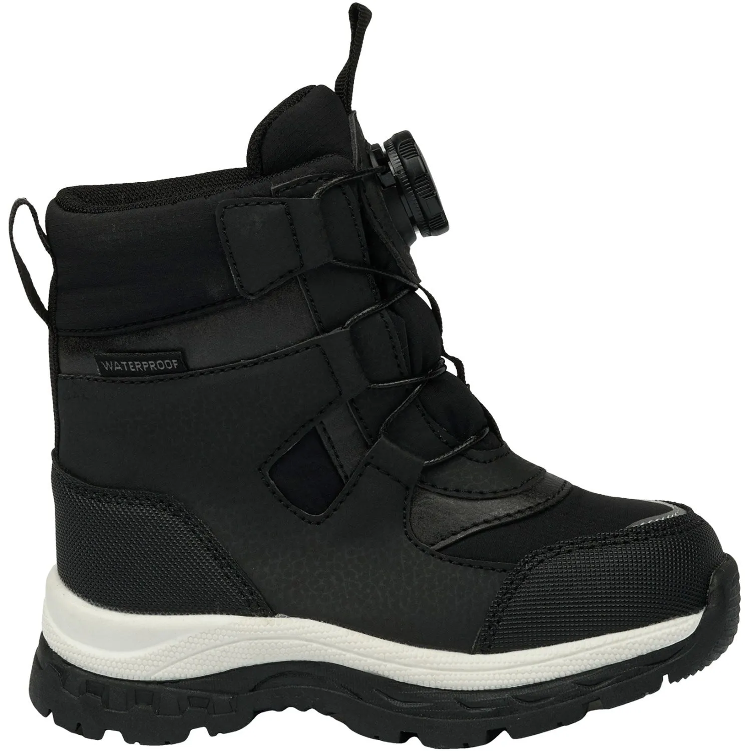 Snow Winter Hiking Expedition Cozy Mikk-Line Black Winter Boot Tex Spin