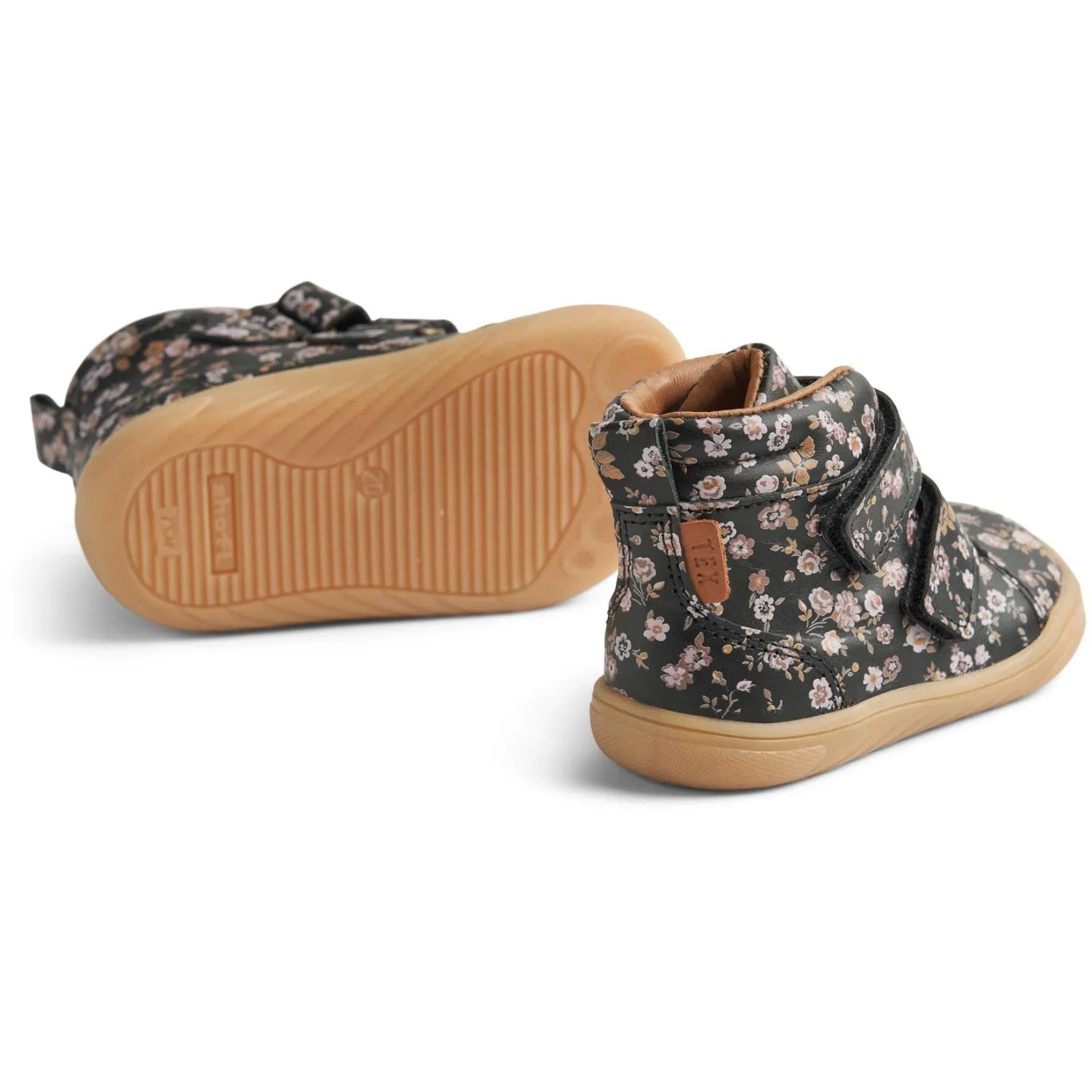 Wheat Black Flowers Bootie Sixanni Tex Snow Winter Fun