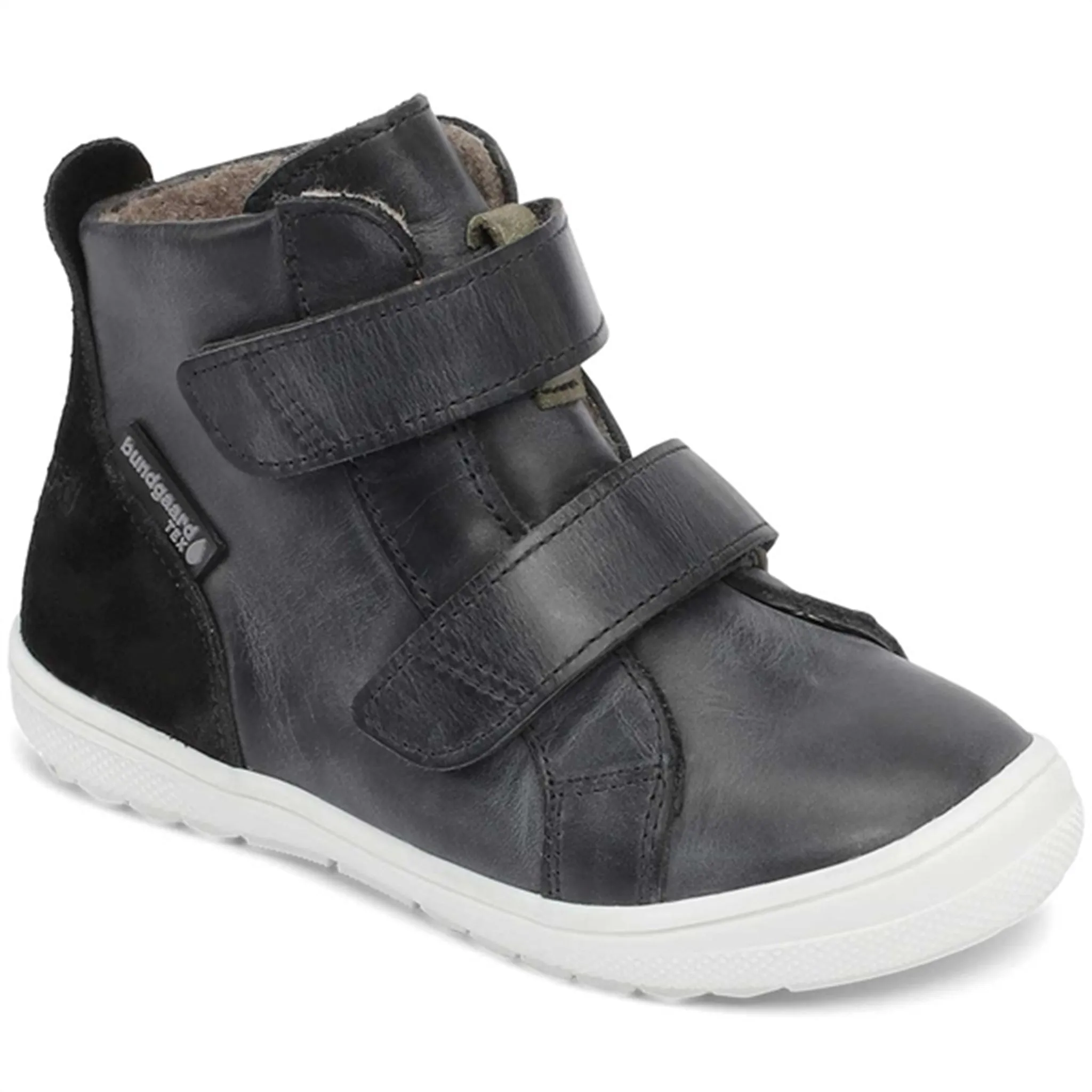 Bundgaard Storm Velcro Tex Shoes Black Snowy Landscape