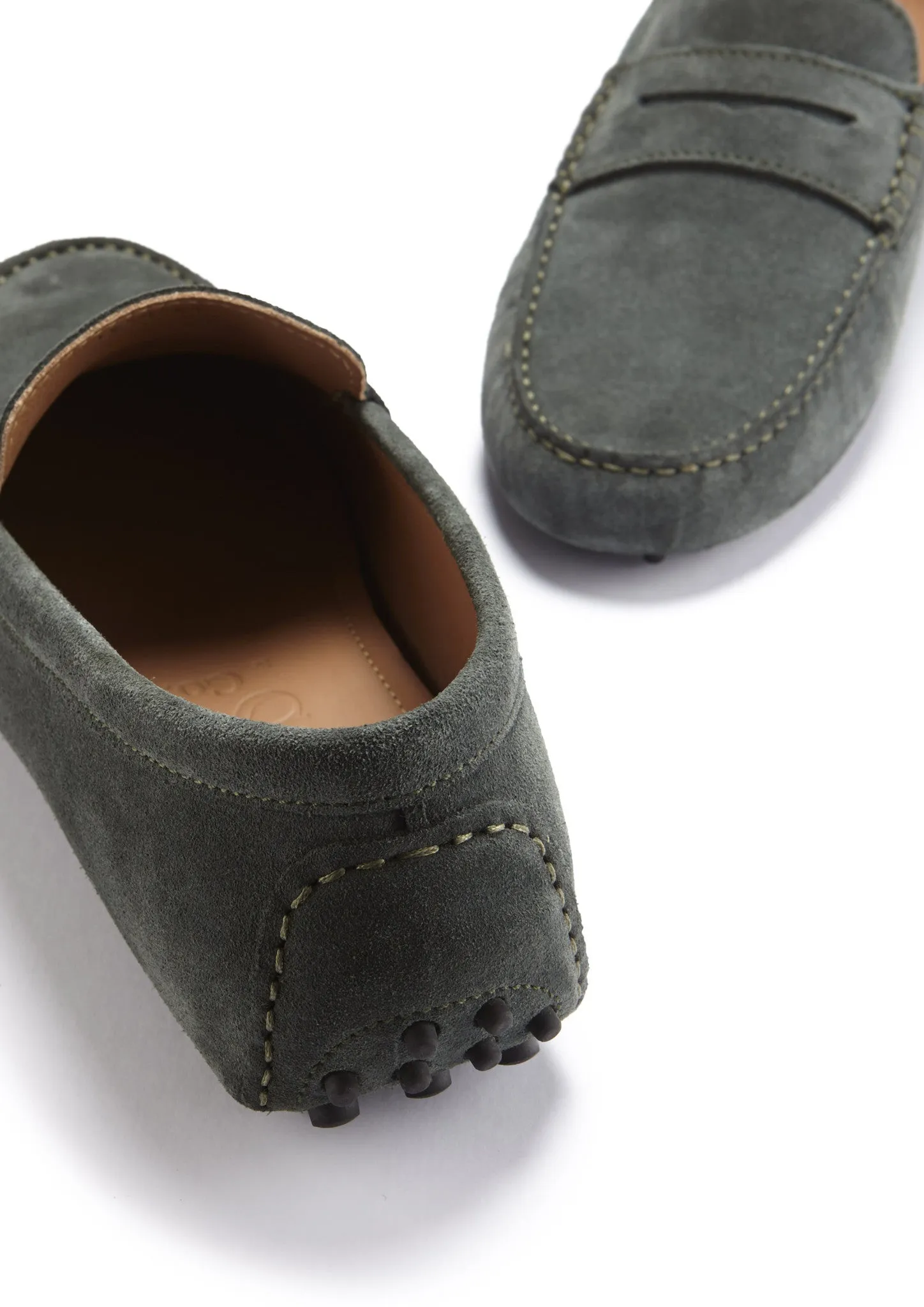 Penny Driving Loafers, racing green suede Soft Lane Office Ready